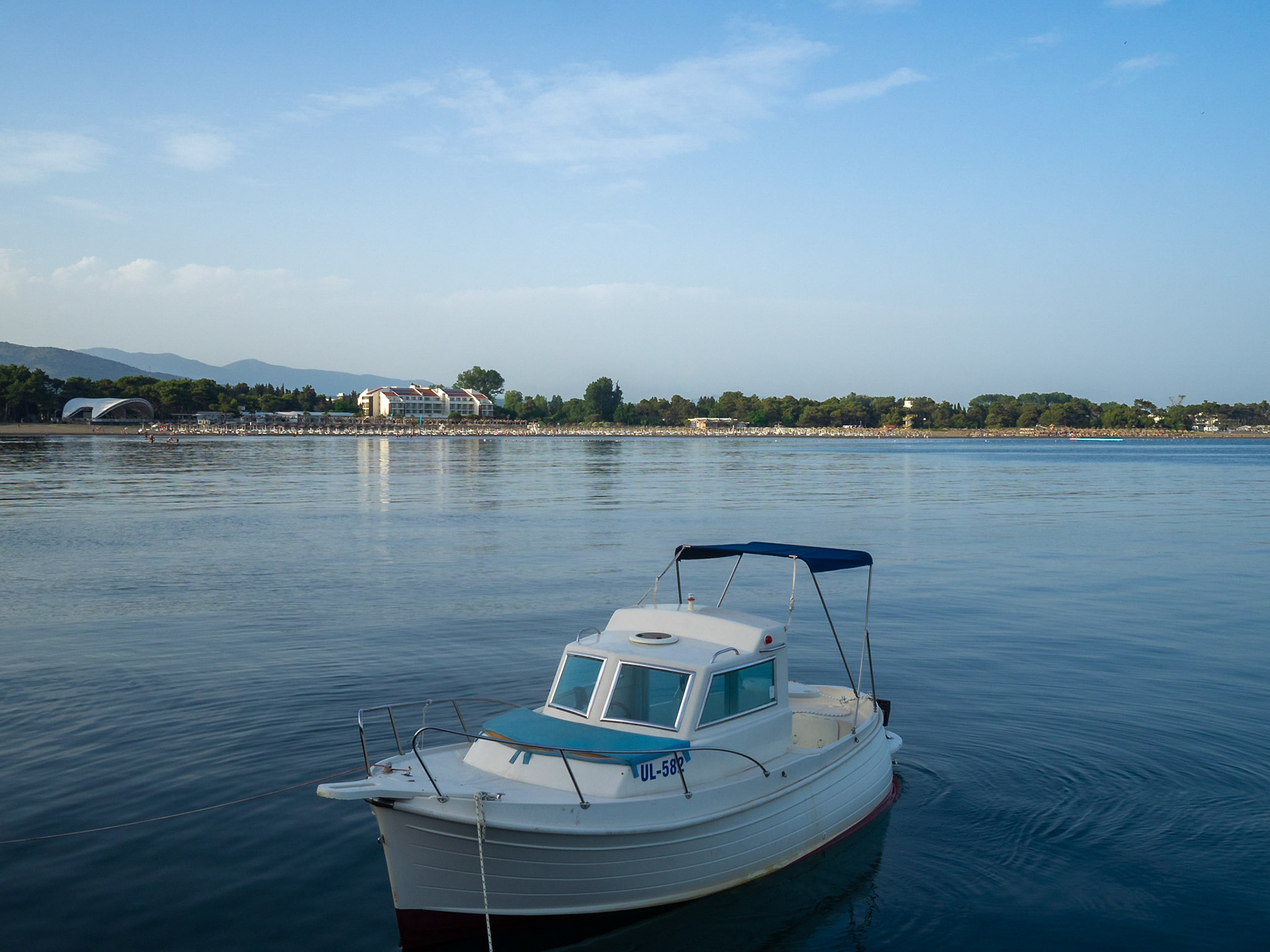 Southern Montenegro coastline beach