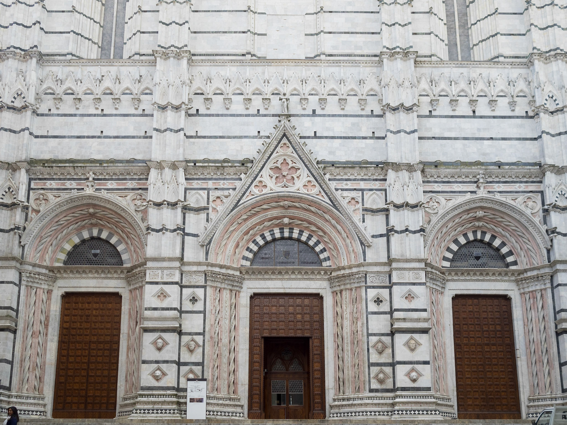 Facade of the Baptistery Of San Giovanni, Siena