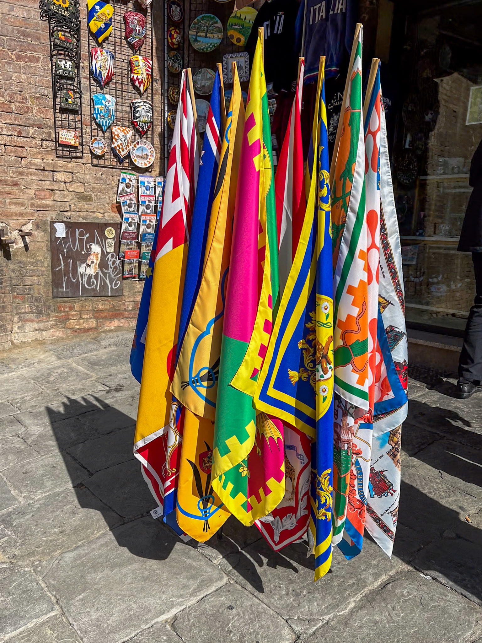 Palio flags, Siena