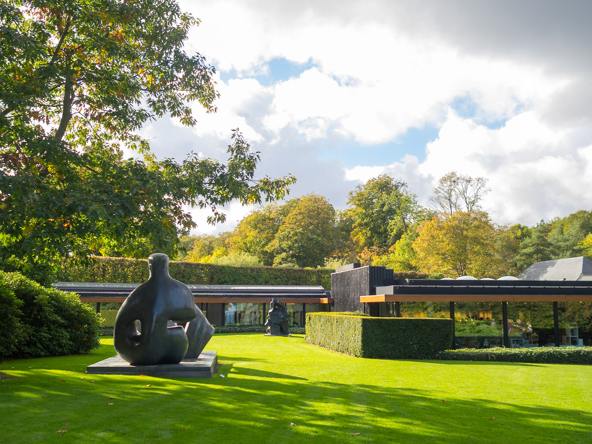 Louisiana Museum building and garden