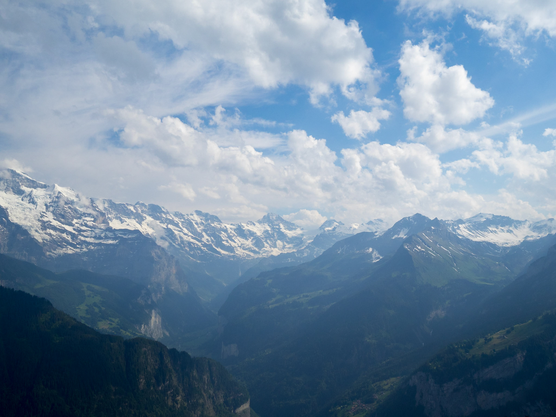 Bernese Alps seen from Schynige Platte