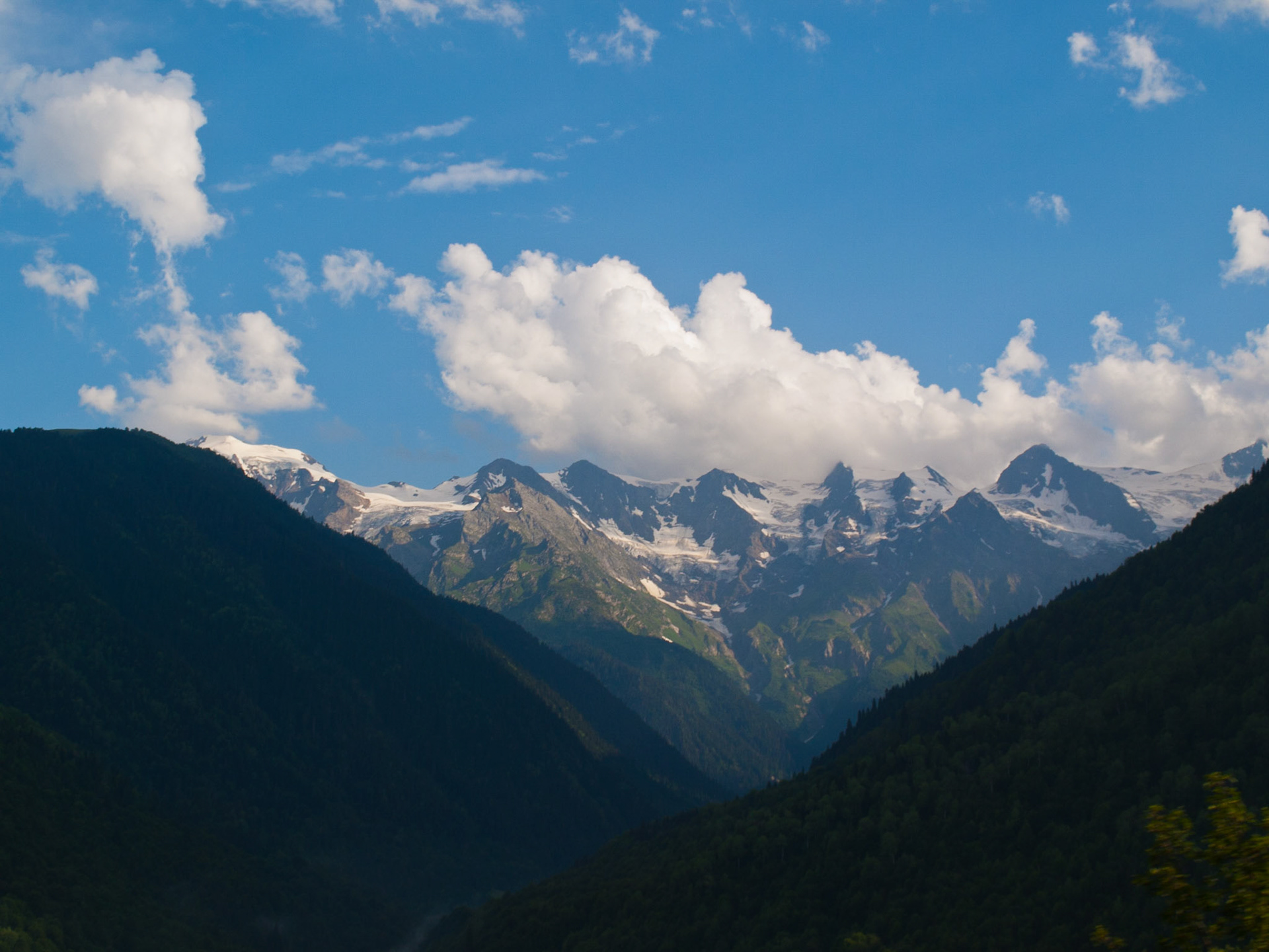 mountains of the Svaneti region, Georgia
