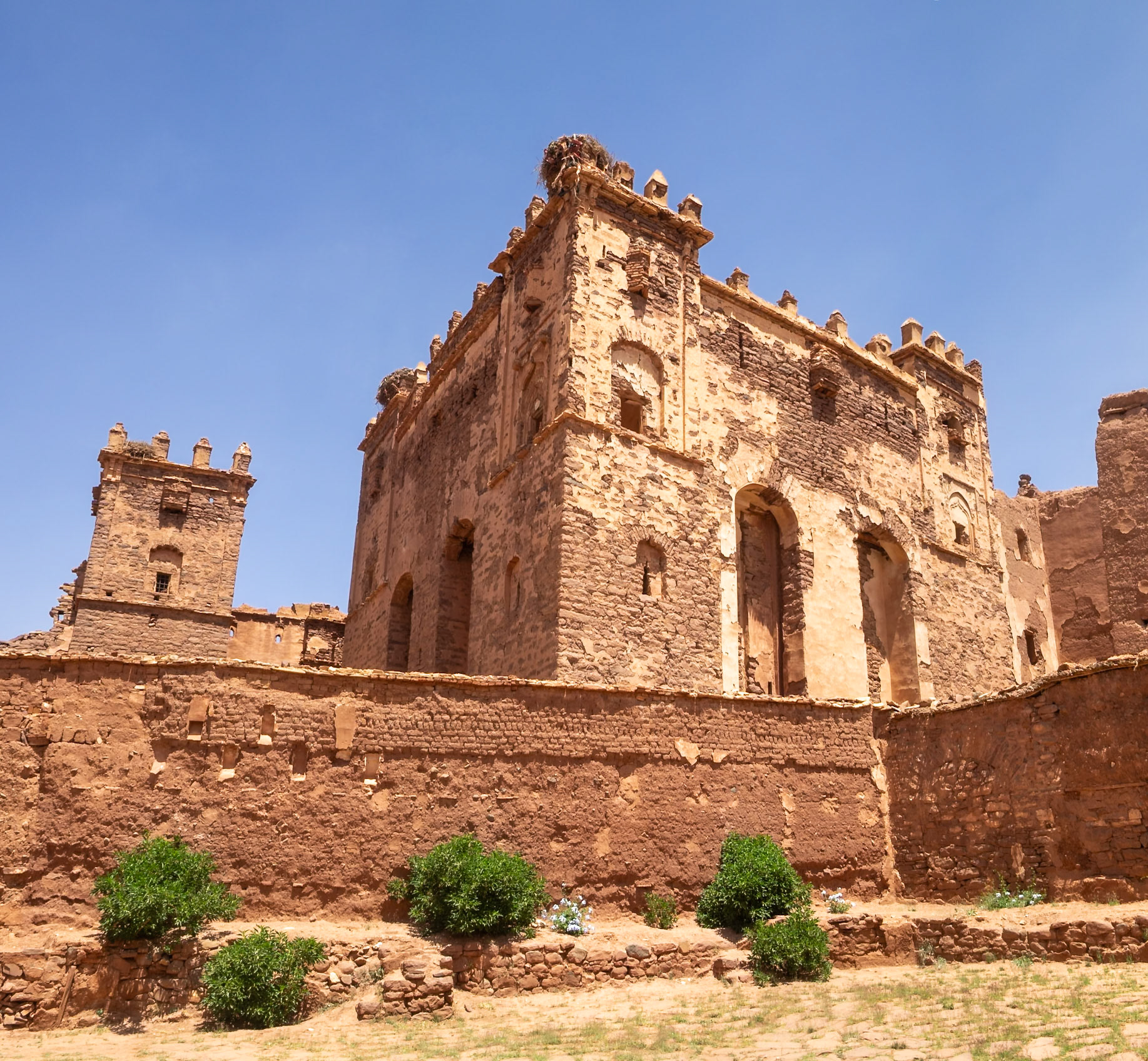 Telouet Kasbah exterior view, Morocco