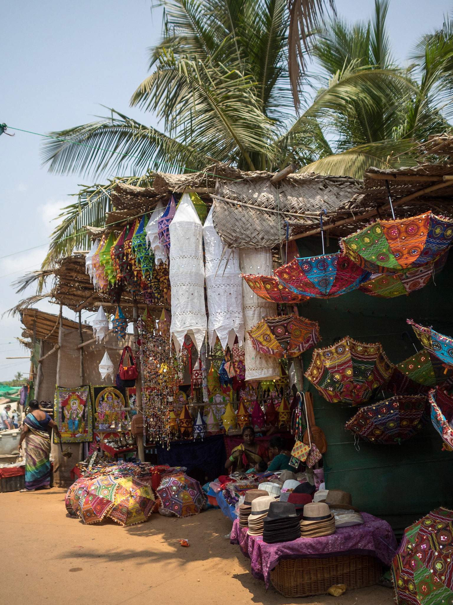 Anjuna flea makes, Goa