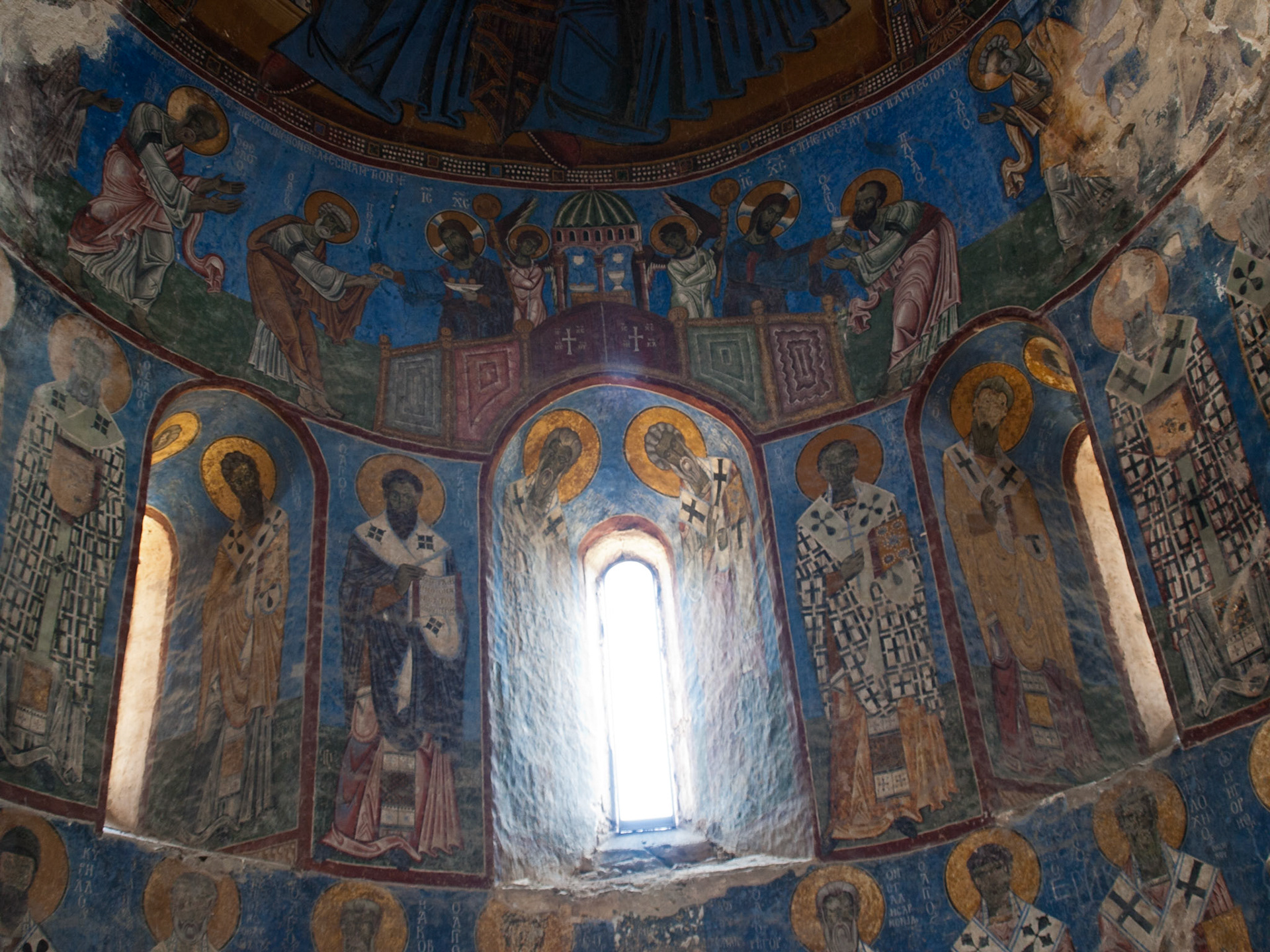 Frescos of Akhtala monastery