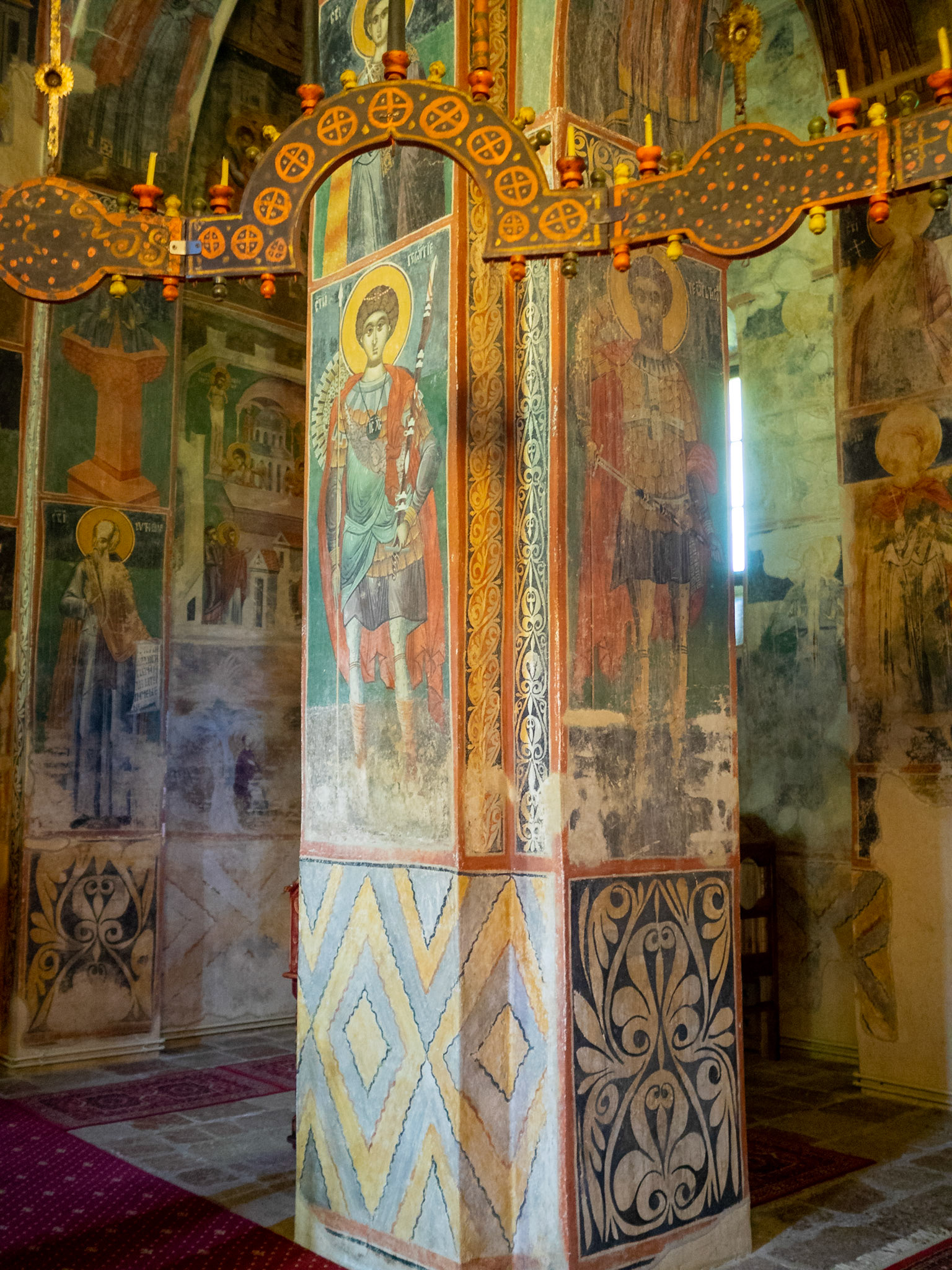 Wall fresco from the Church of the Assumption of the Holy Mother of God