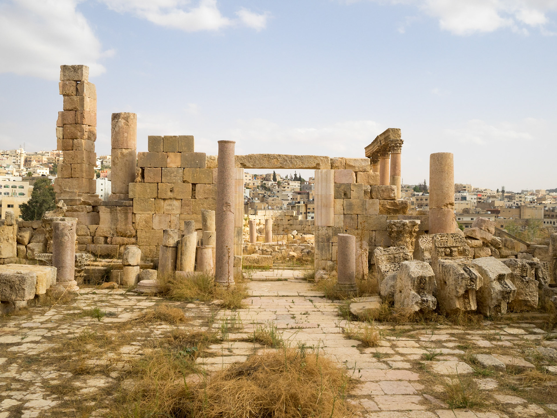 Ruins of Jerash Roman city