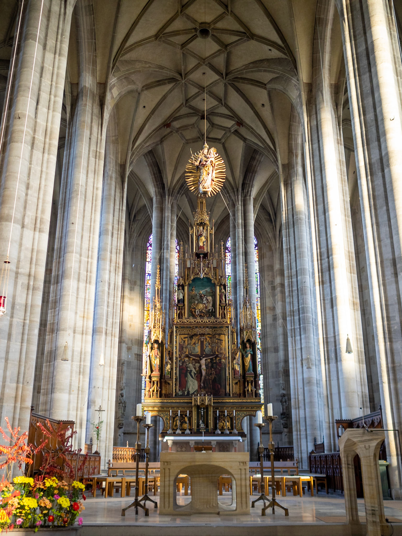 Main altar of the Parish of St. Georg, Dinkelsbuhl