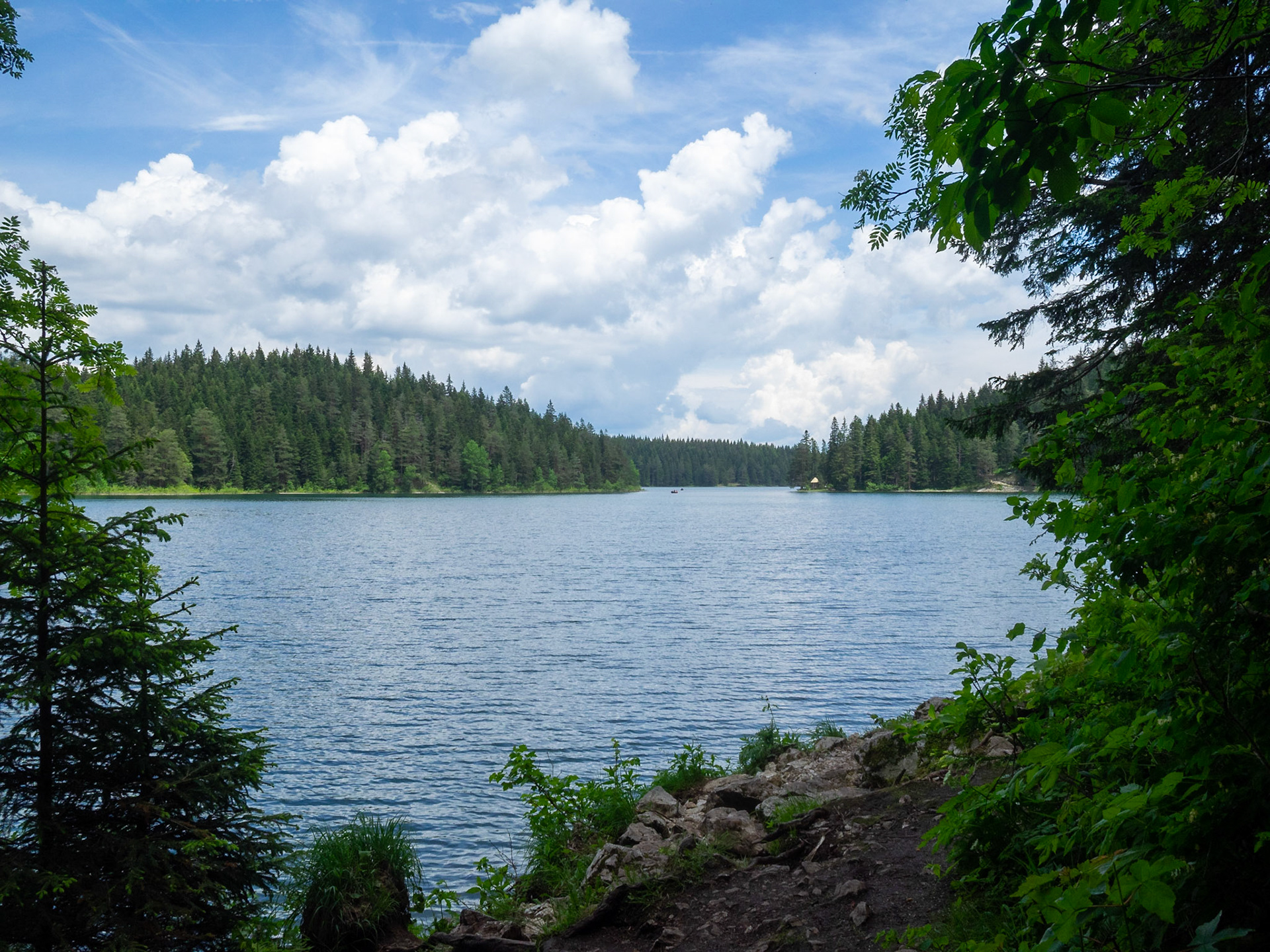 Sothside view of Black Lake, Durmitor National Park