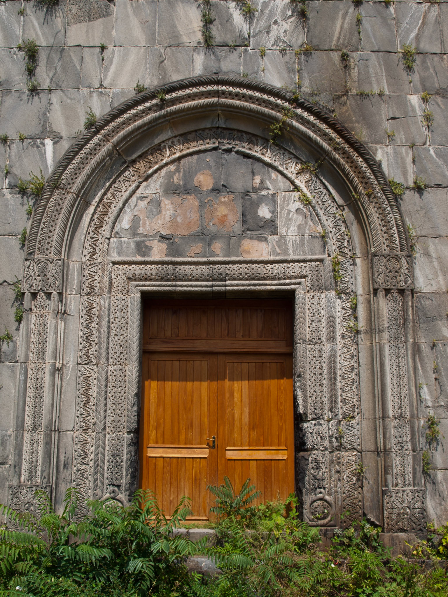 Stone carving detail from Akhtala monastery