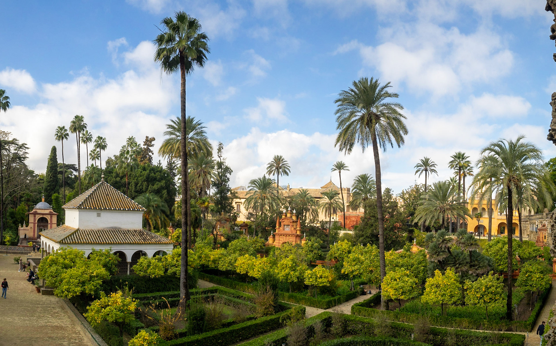 Alcazar of Seville gardens