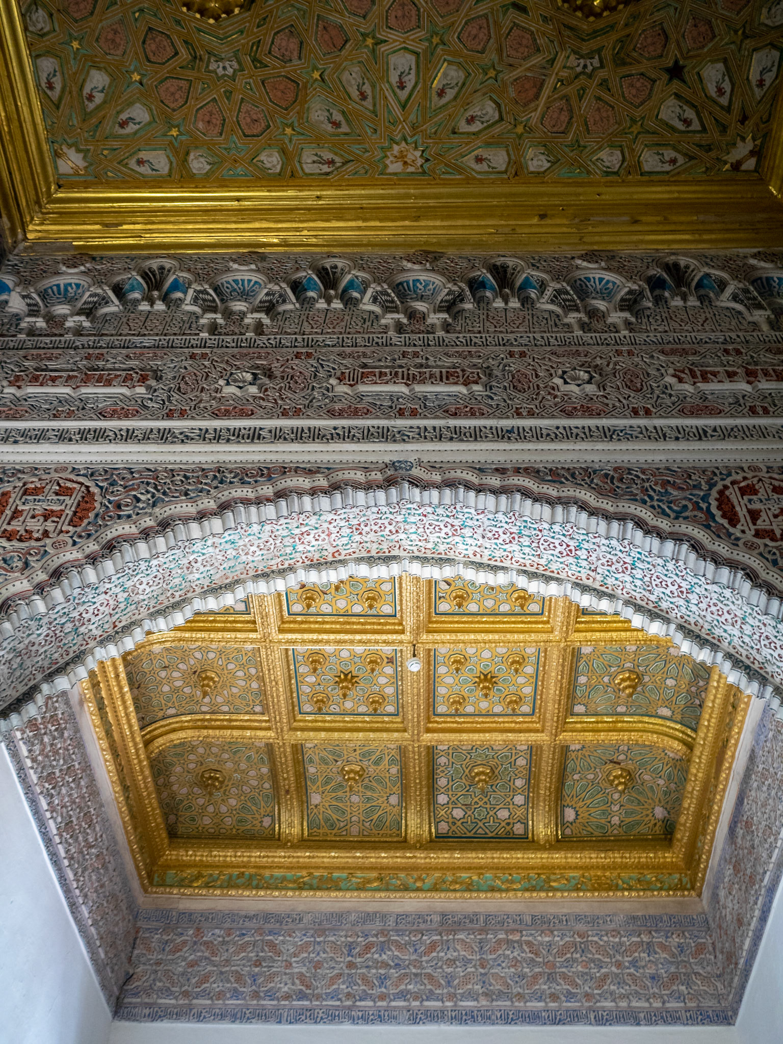 Prince's Room ceiling detail, Alcazar of Seville