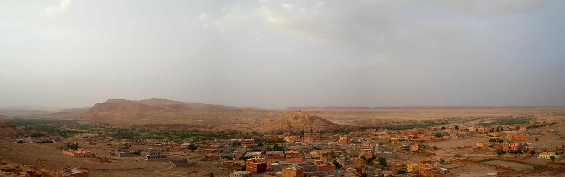 Ounila Valley below Ait-Ben-Haddou qsar, Morocco