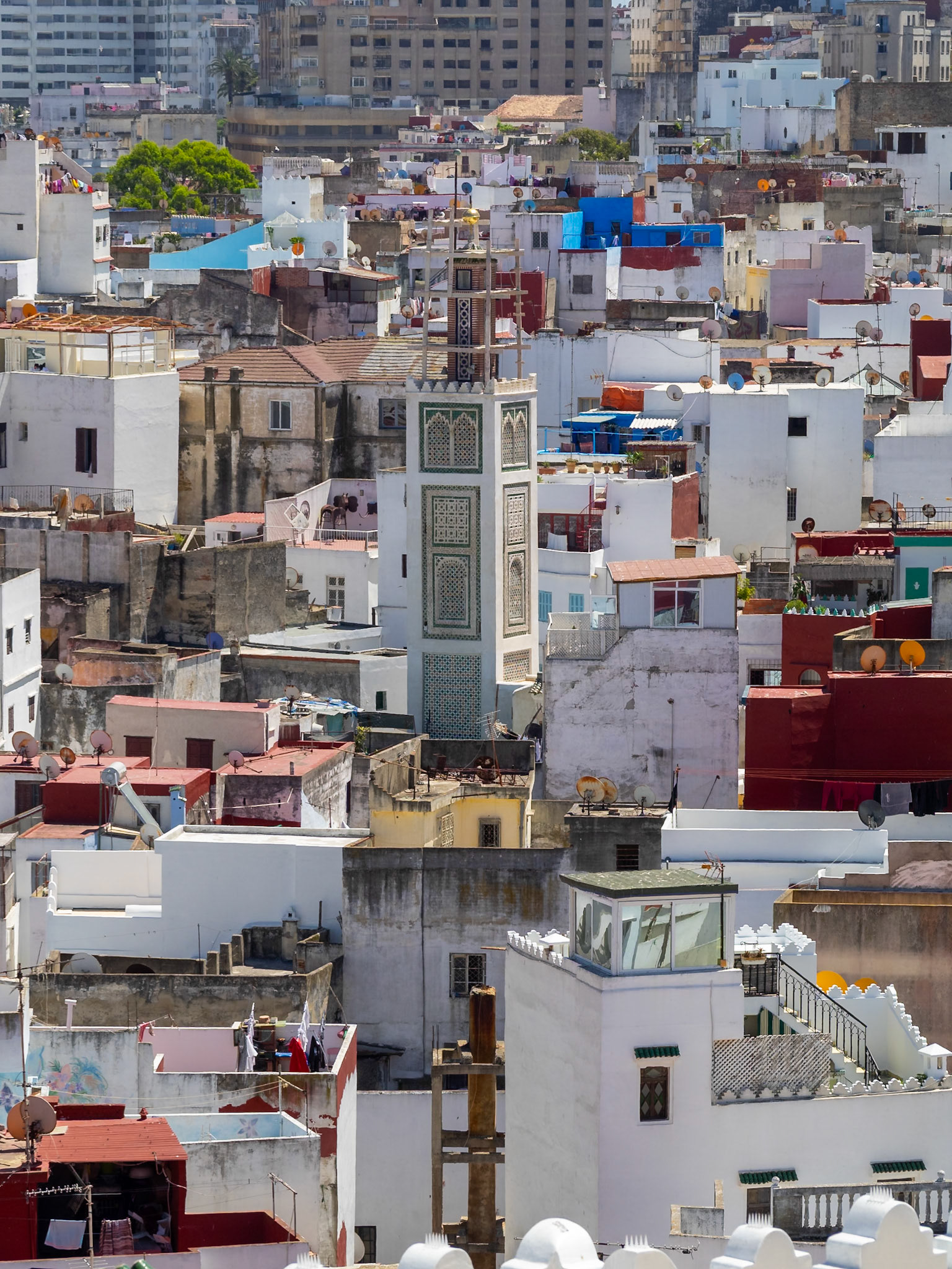 Tangier medina terraces