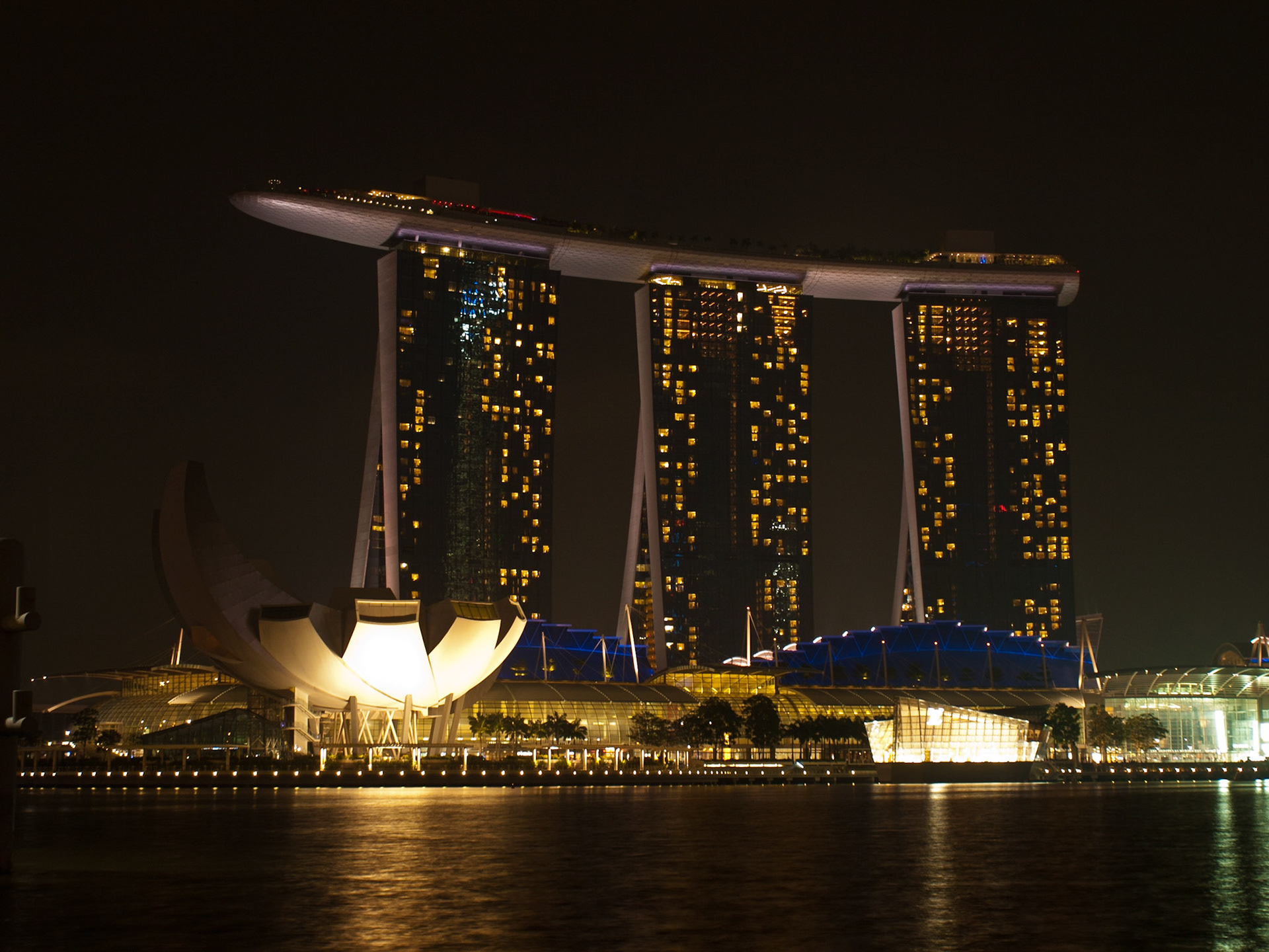 Marina Bay Sands night view
