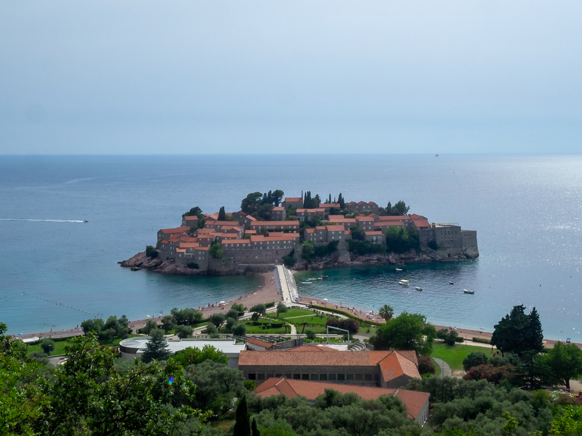 Sveti Stefan general view, Montenegro