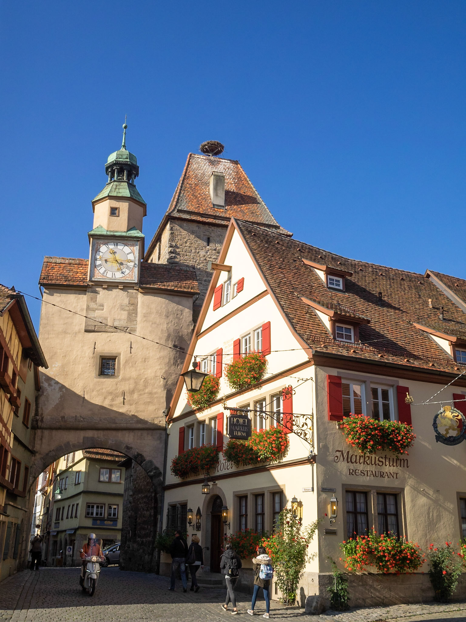 Markusturm, part of Rothenburg ob der Tauber city wall