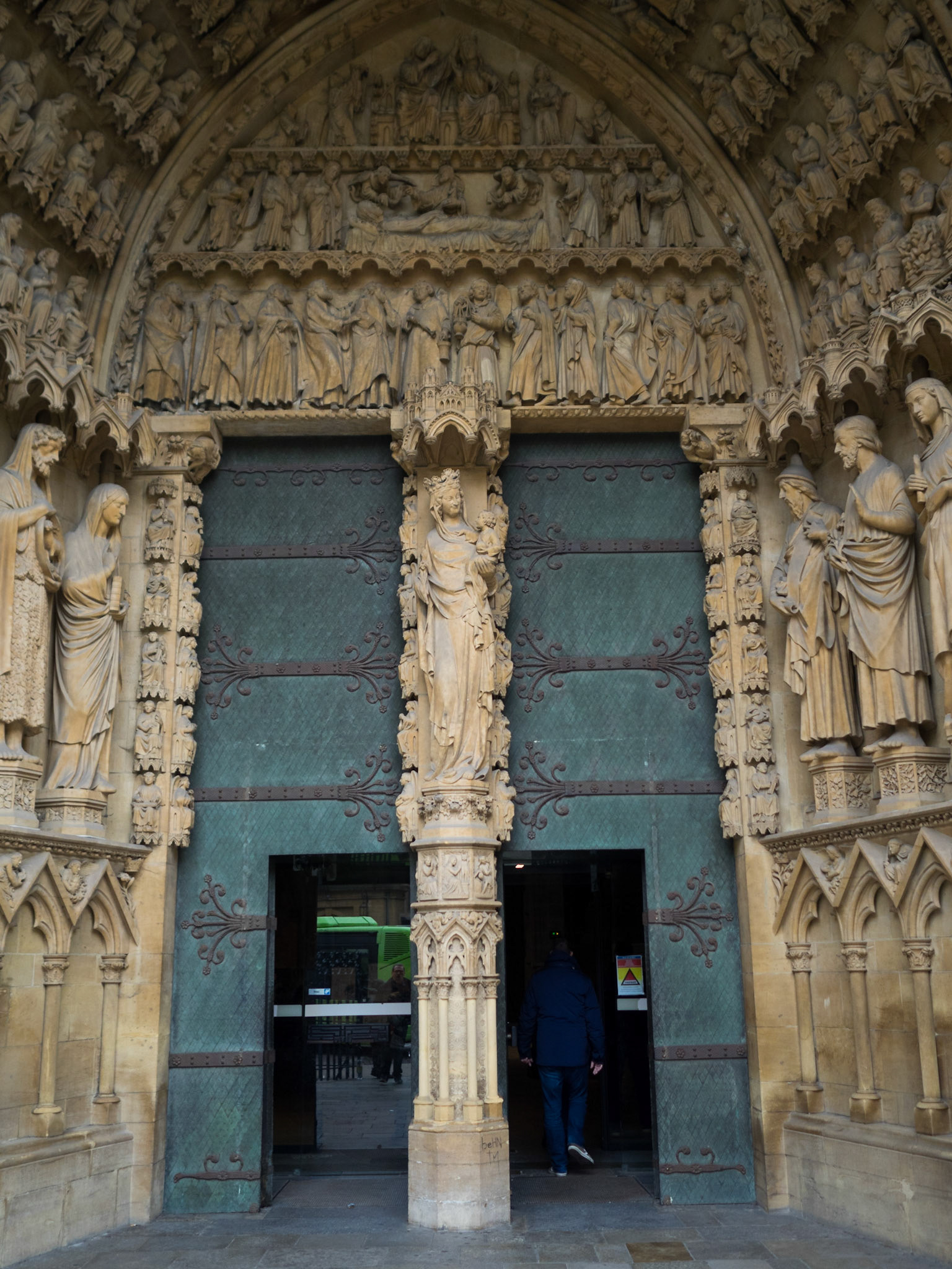 Metz Saint-Etienne Cathedral doorway