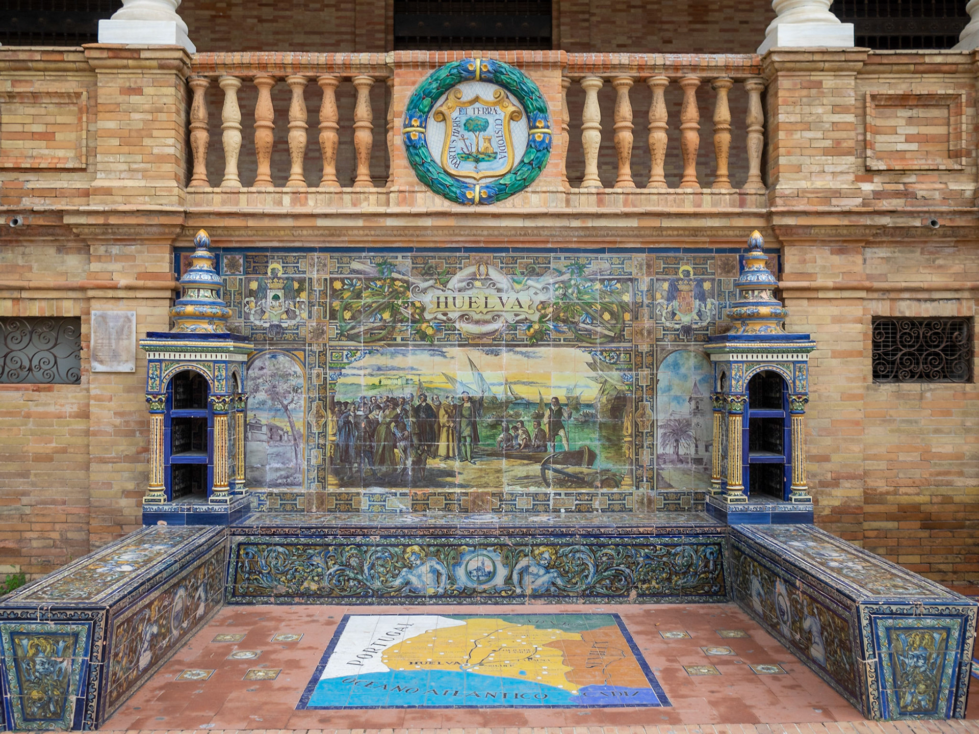 Plaza de España tiles detail, Sevile