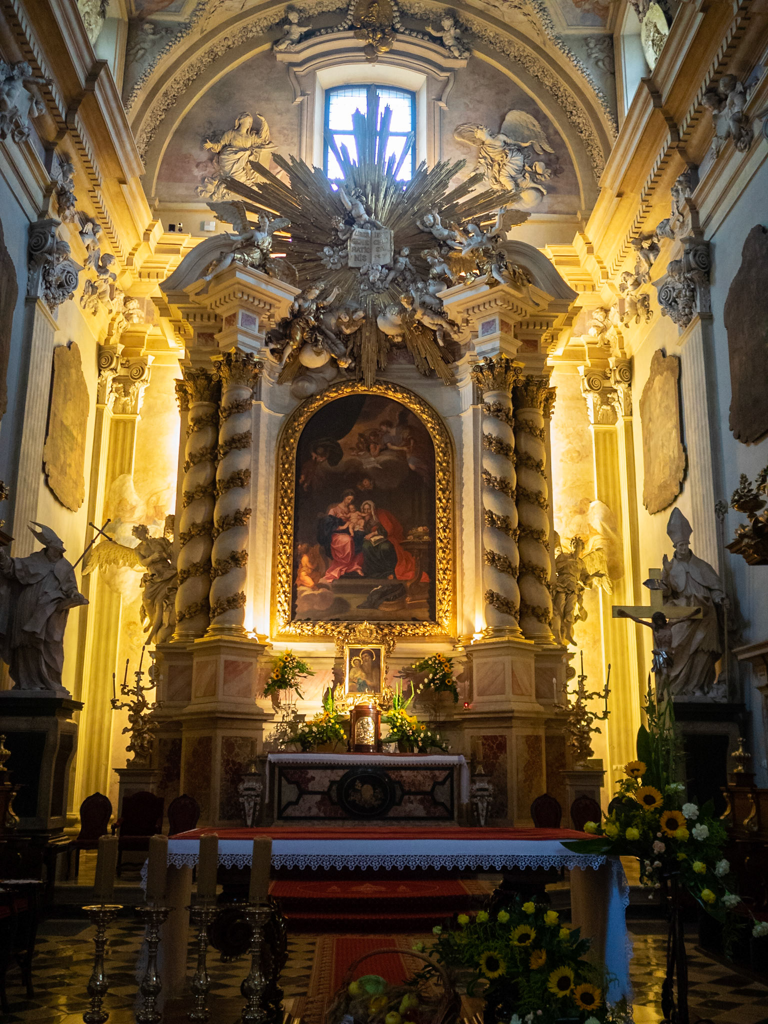 St. Anne's Church altar, Krakow