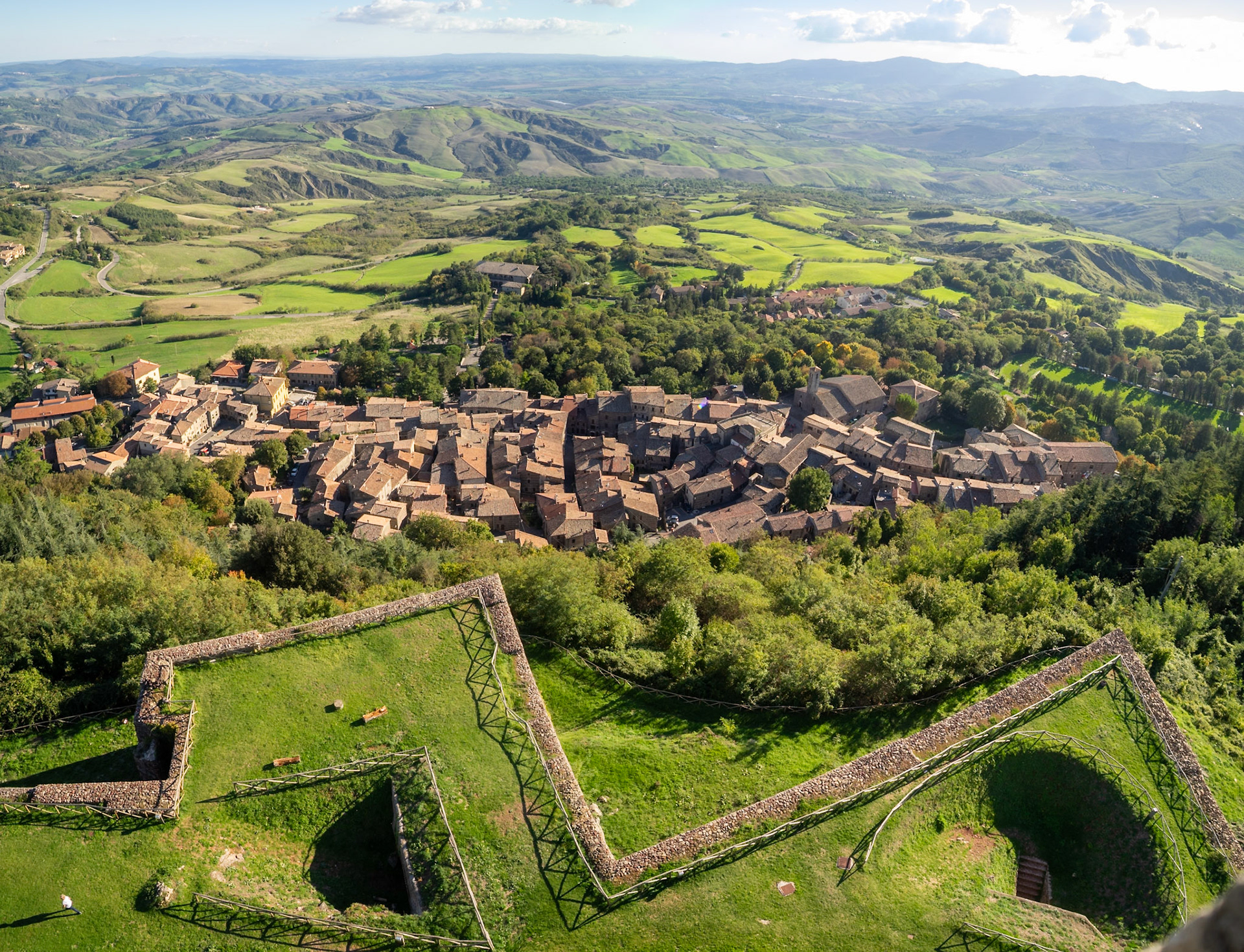 View from The Rocca (Castle) of Radicofani