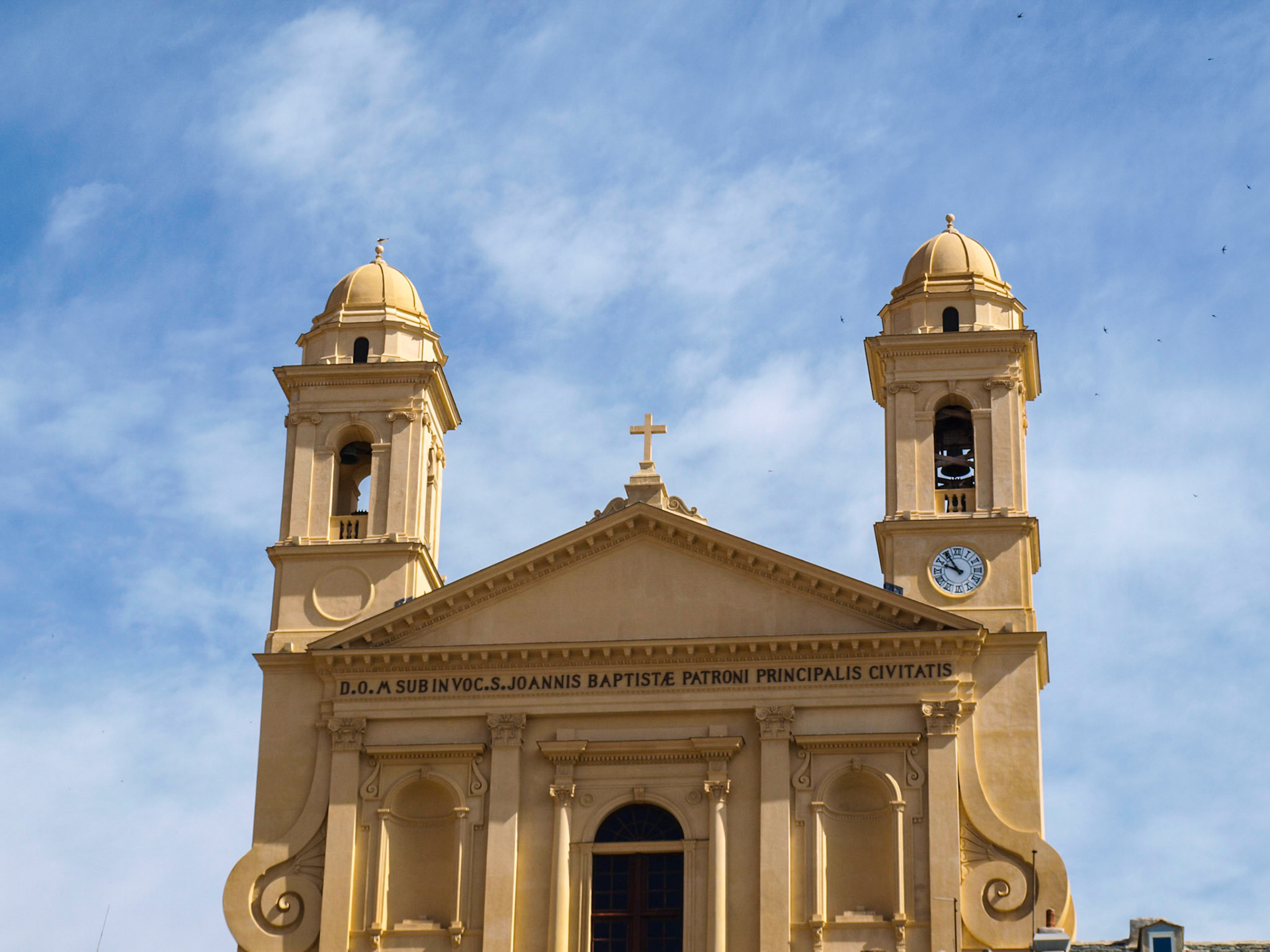 Towers of St John Baptist church, Bastia