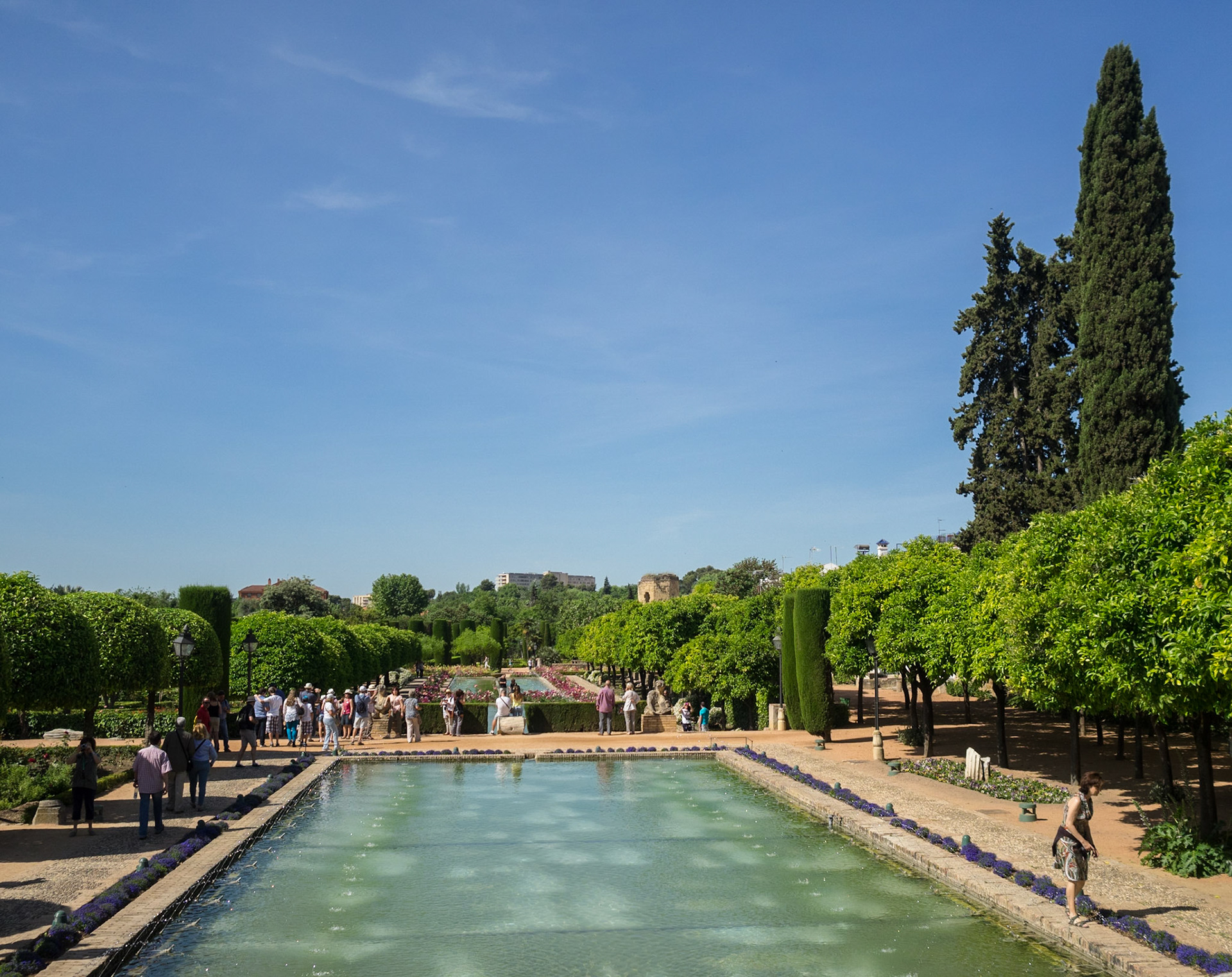 Gardens from the Alcazar de los Reyes Cristianos, Cordoba