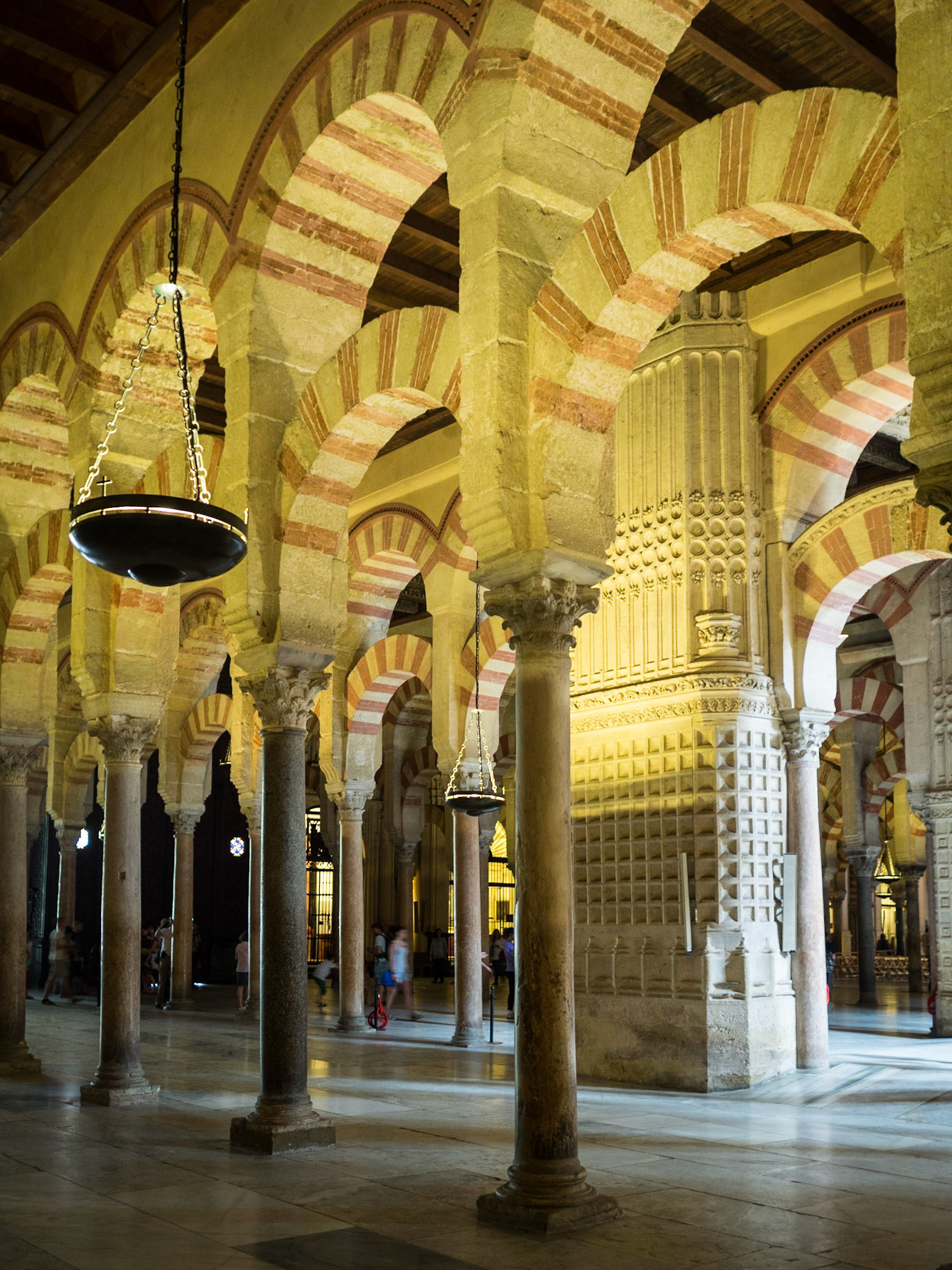 Columns of Mezquita-Catedral, Cordoba