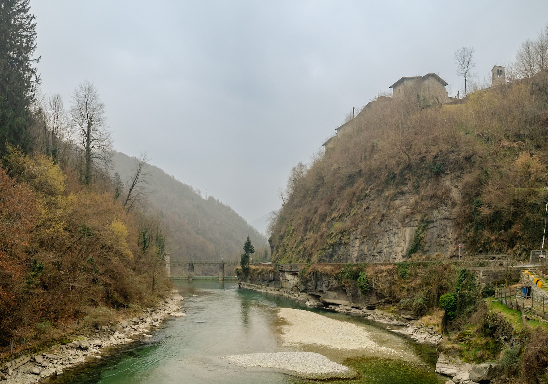 Brembo River below Cornello dei Tasso, Lombardia