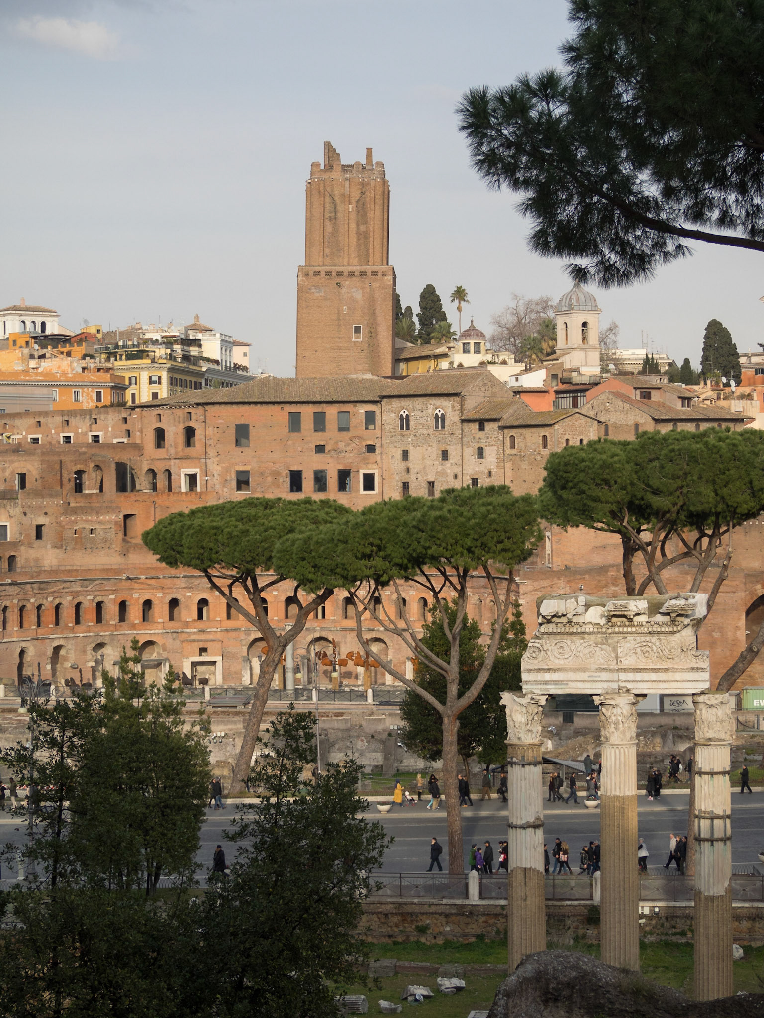 Augusto's Forum seen from Capitoline Hill, Rome