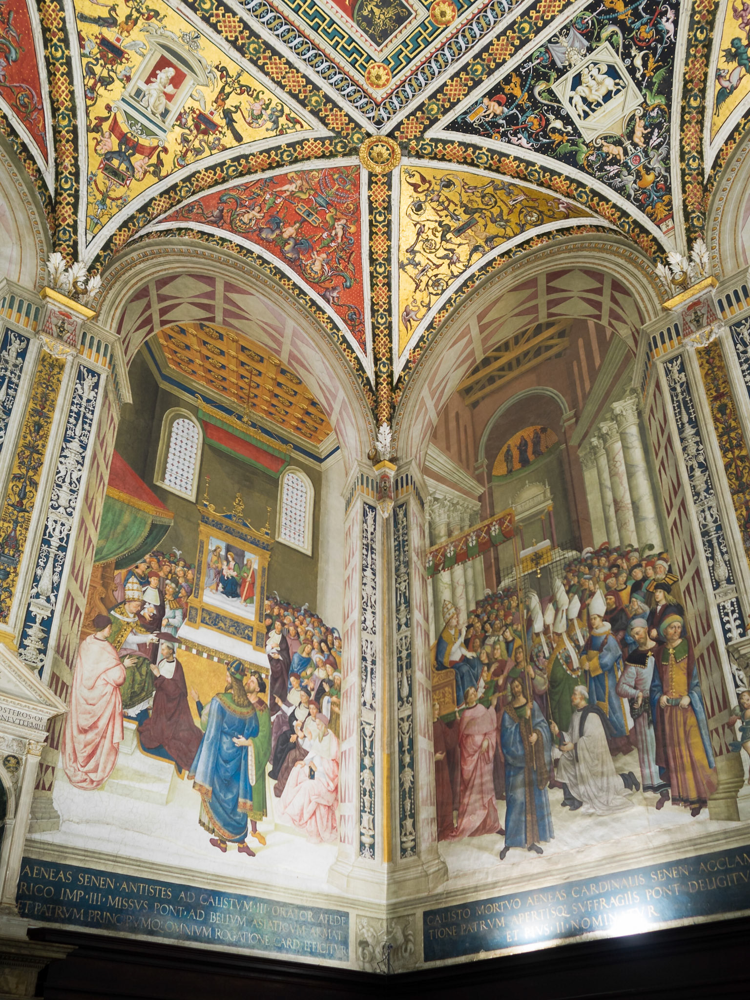 Piccolomini Library wall frescos, Siena Duomo