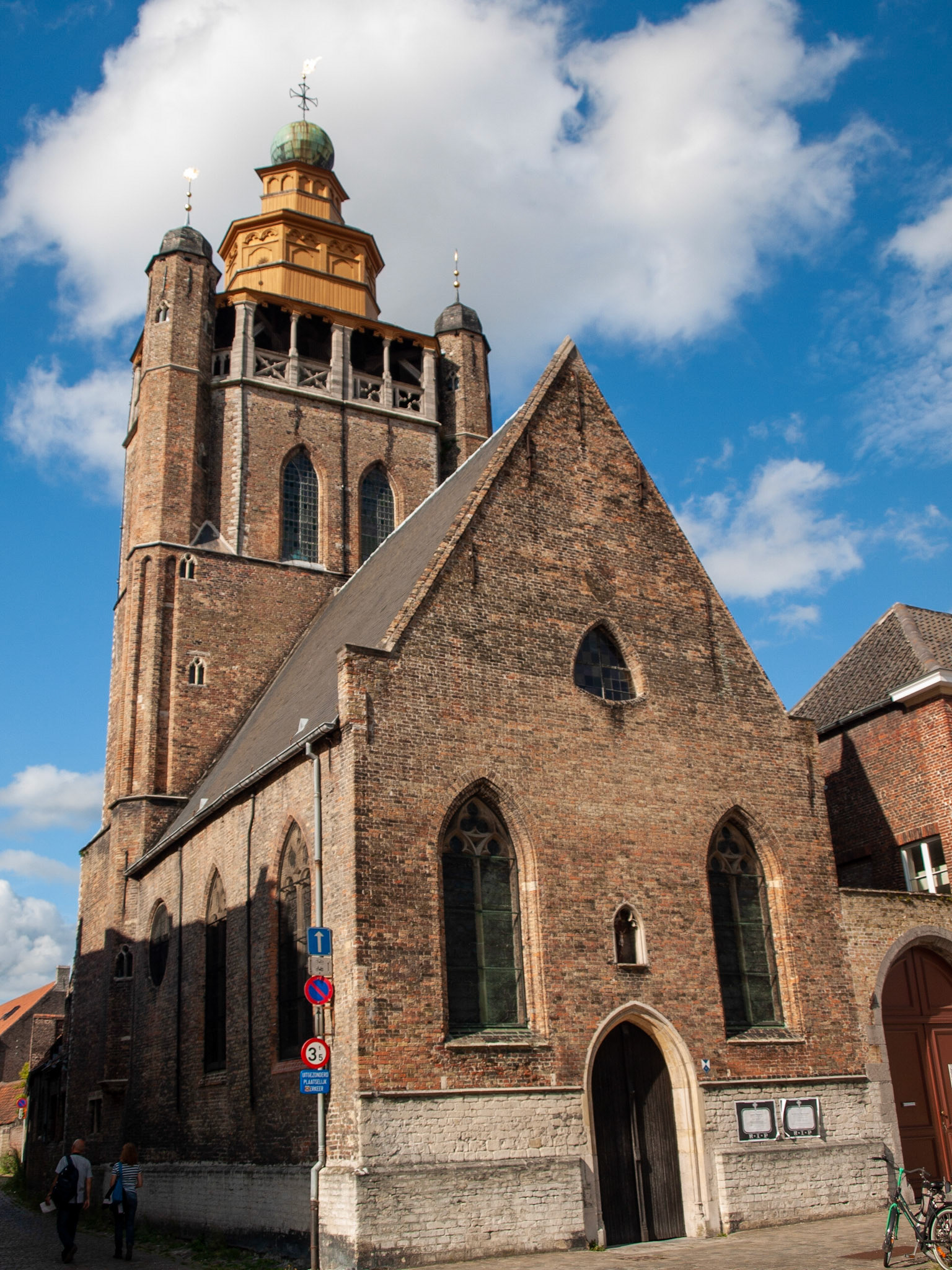 Facde of the Jerusalem church, Bruges
