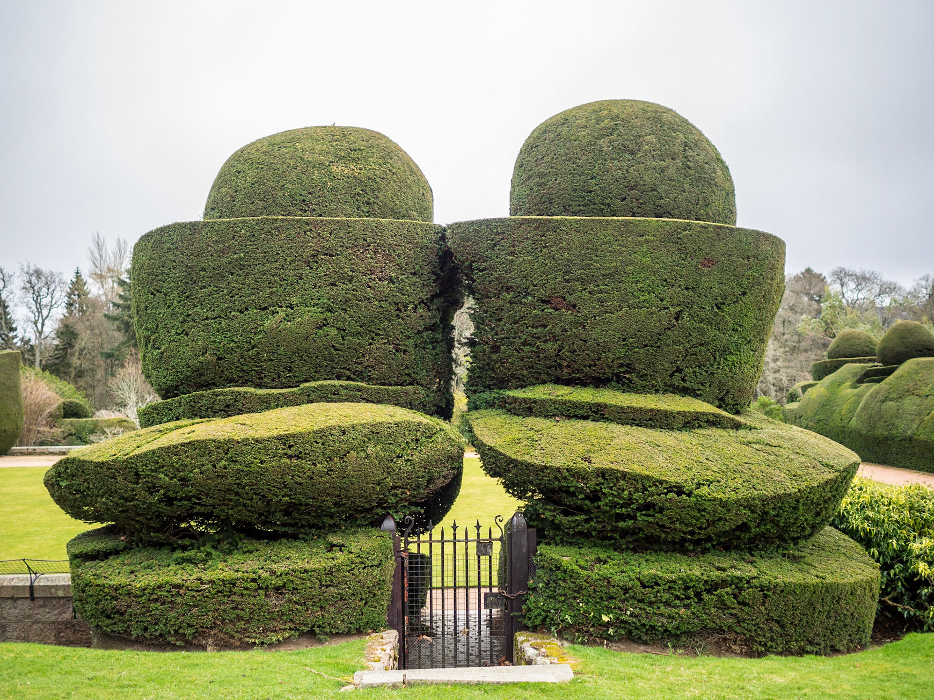 Crathes Castle garden