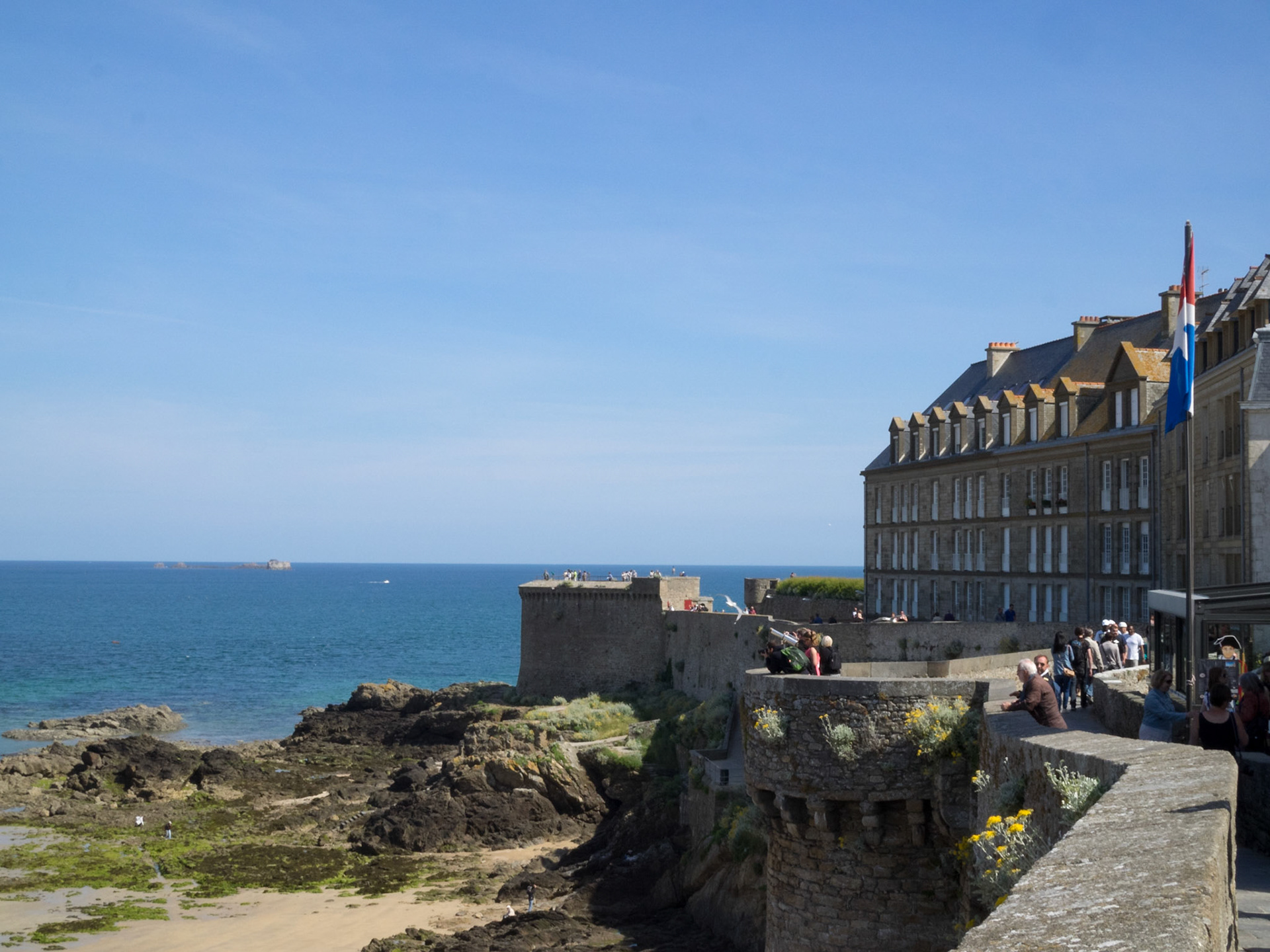 Saint-Malo city wall