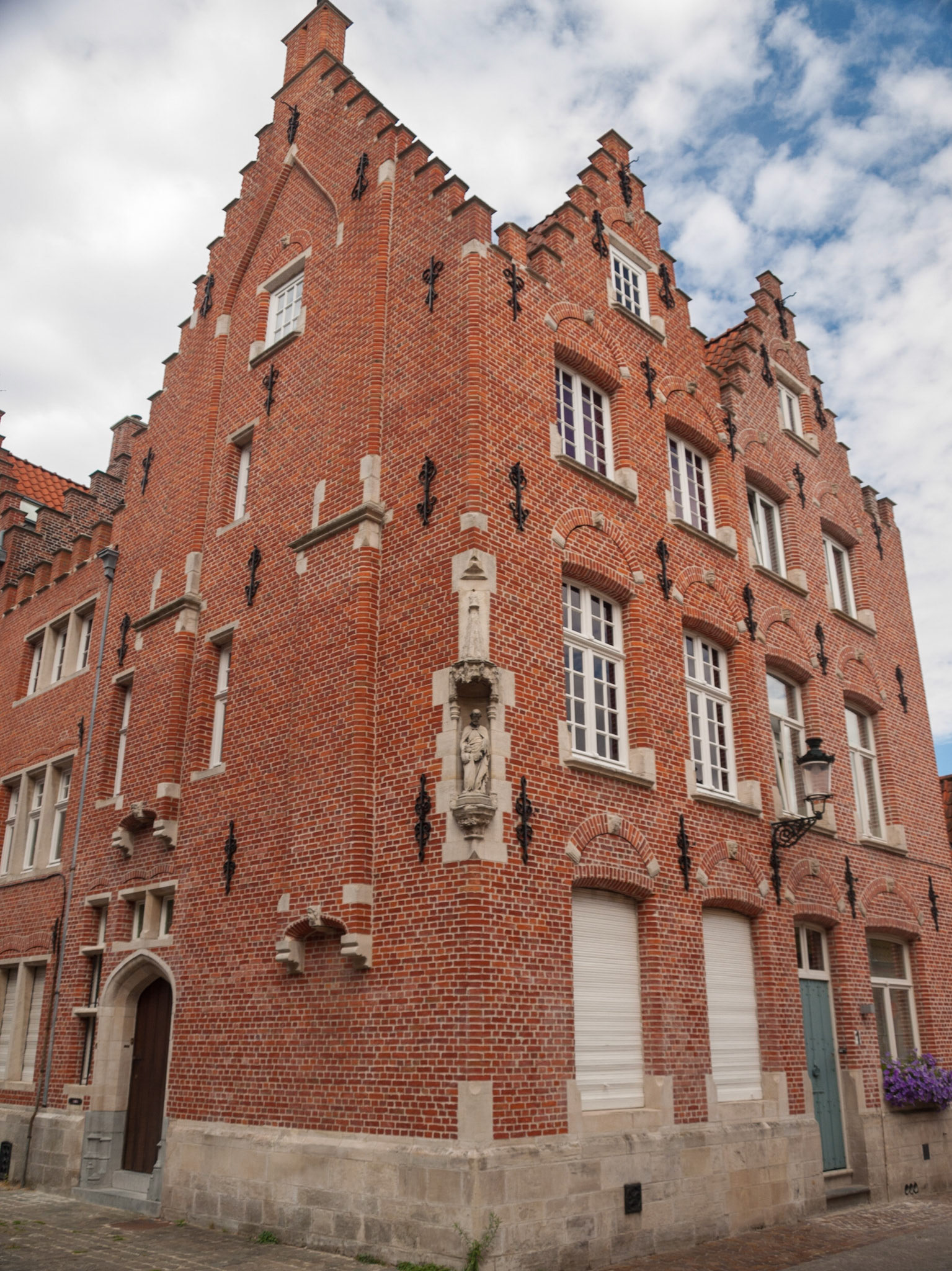 Traditional guild house in Bruges
