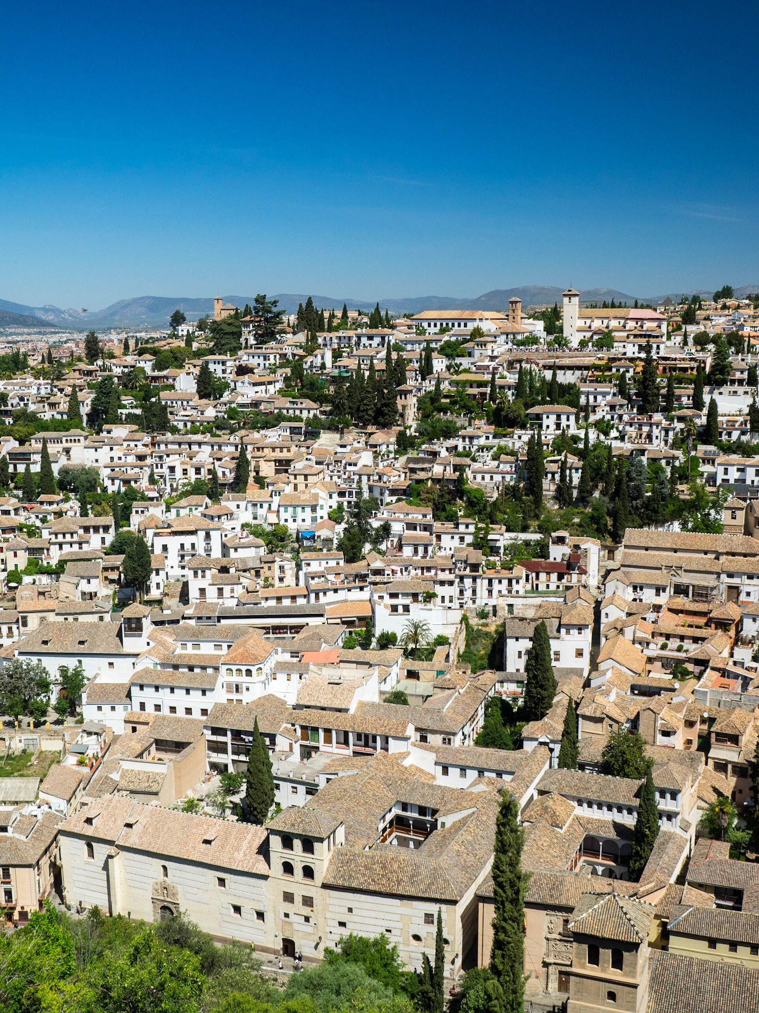 View of Granada from the Alcazaba