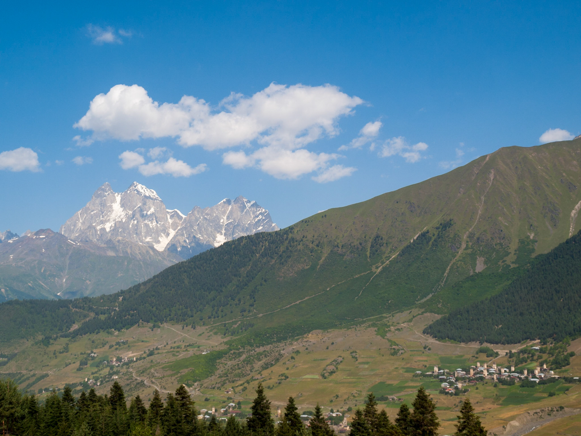 mountains of the Svaneti region, Georgia
