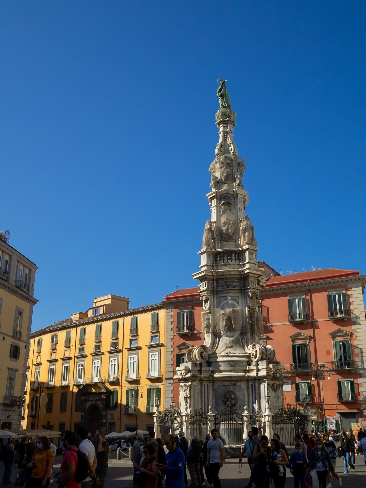 Guglia dell'Immacolata, Piazza Gesú, Naples