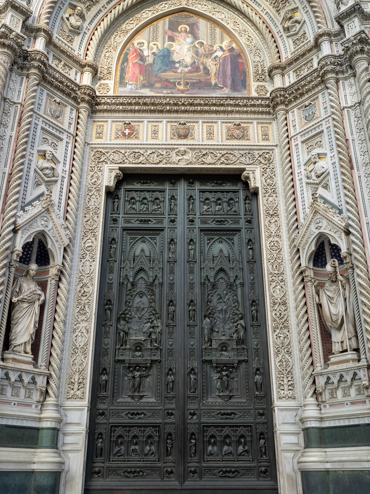 Main doorway of Florence Duomo