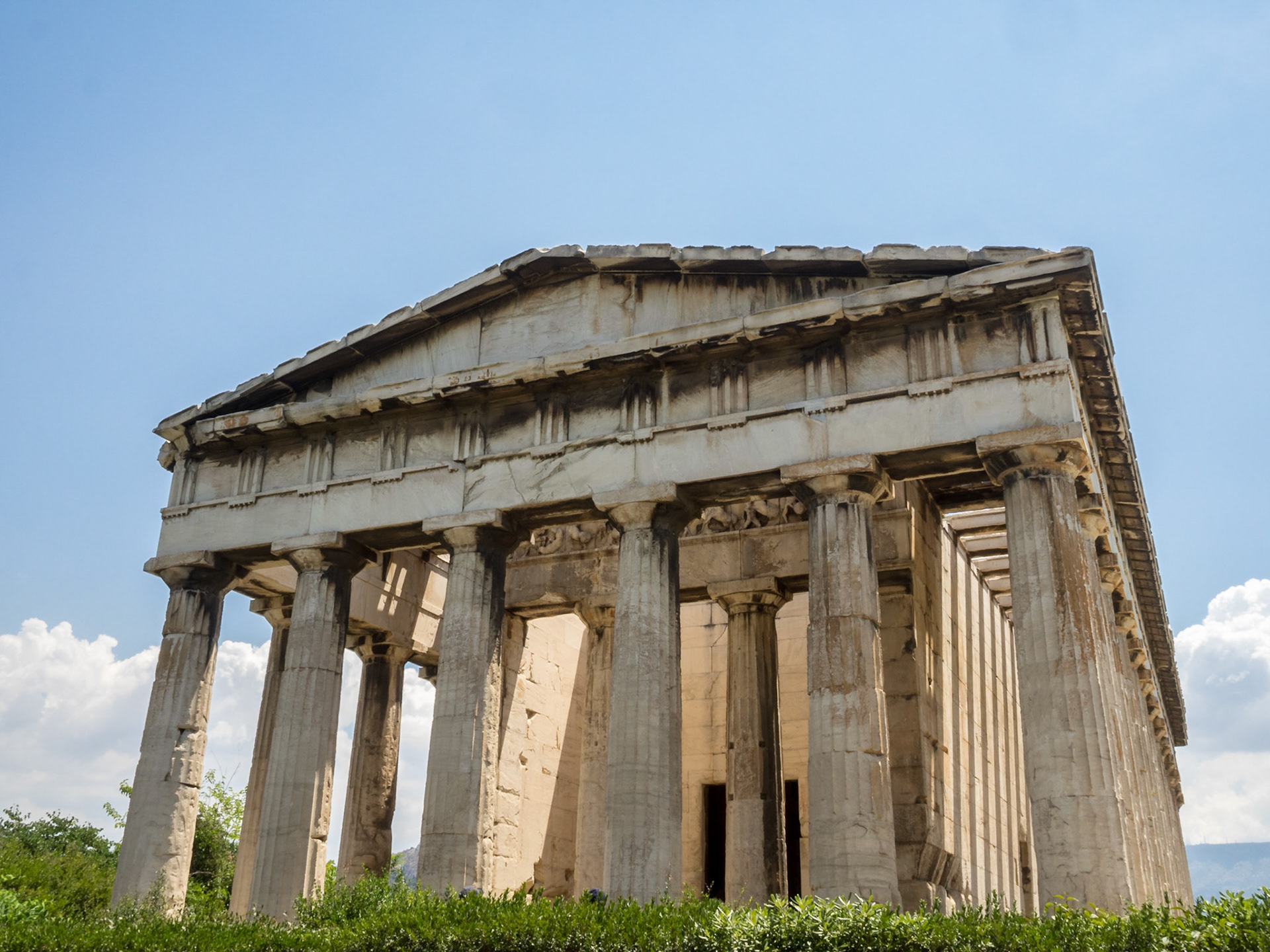 Temple of Hephaestus front view