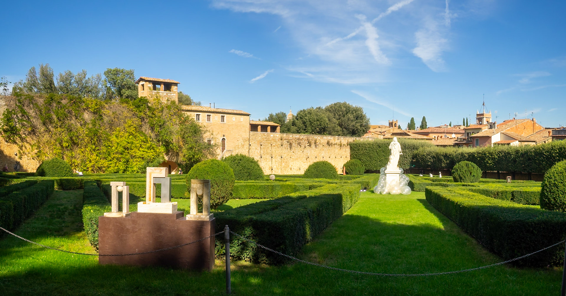 Horti Leonini general view, San Quirico d'Orcia