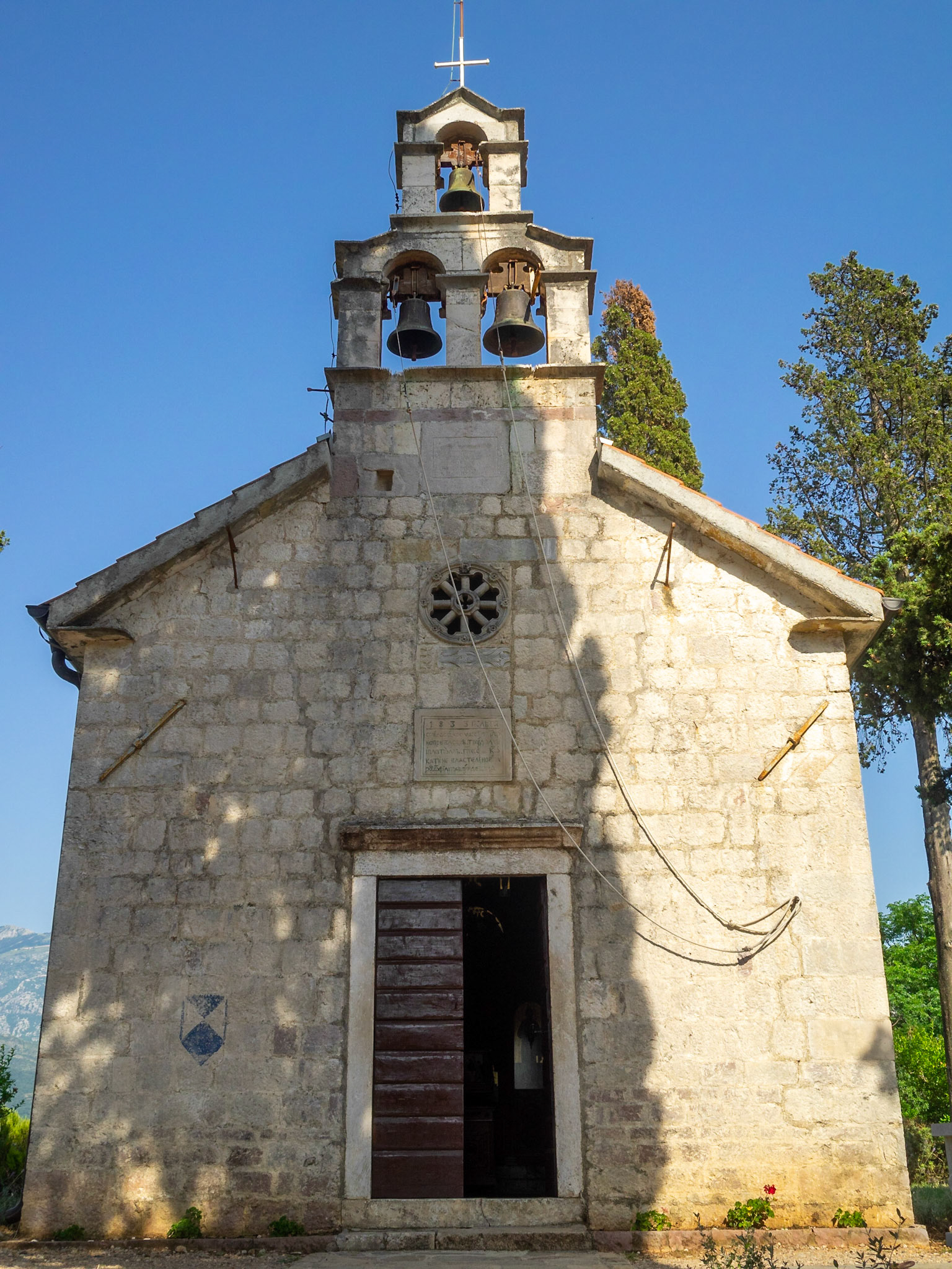 Monastery of Saint Archangel Michael in the Island of the Flowers near Tivat, Montenegro