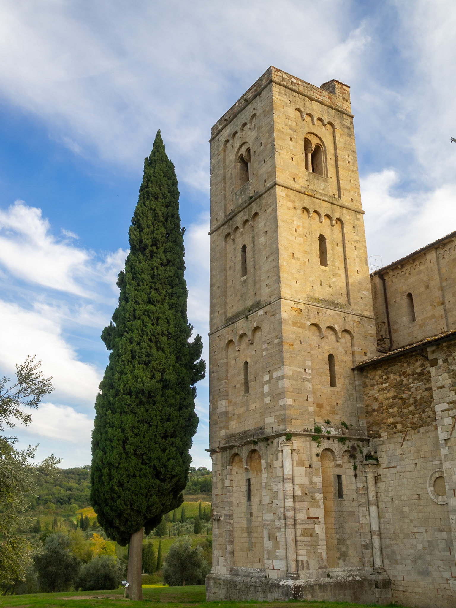 Abbey of Sant'Antimo bell tower