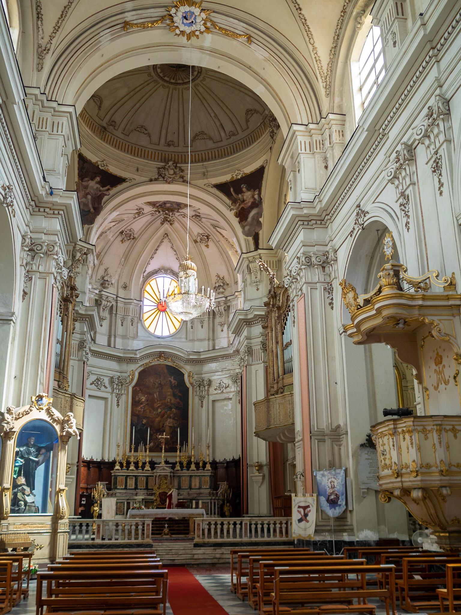 Interior of the Chiesa di San Francesco d’Assisi all’Immacolata