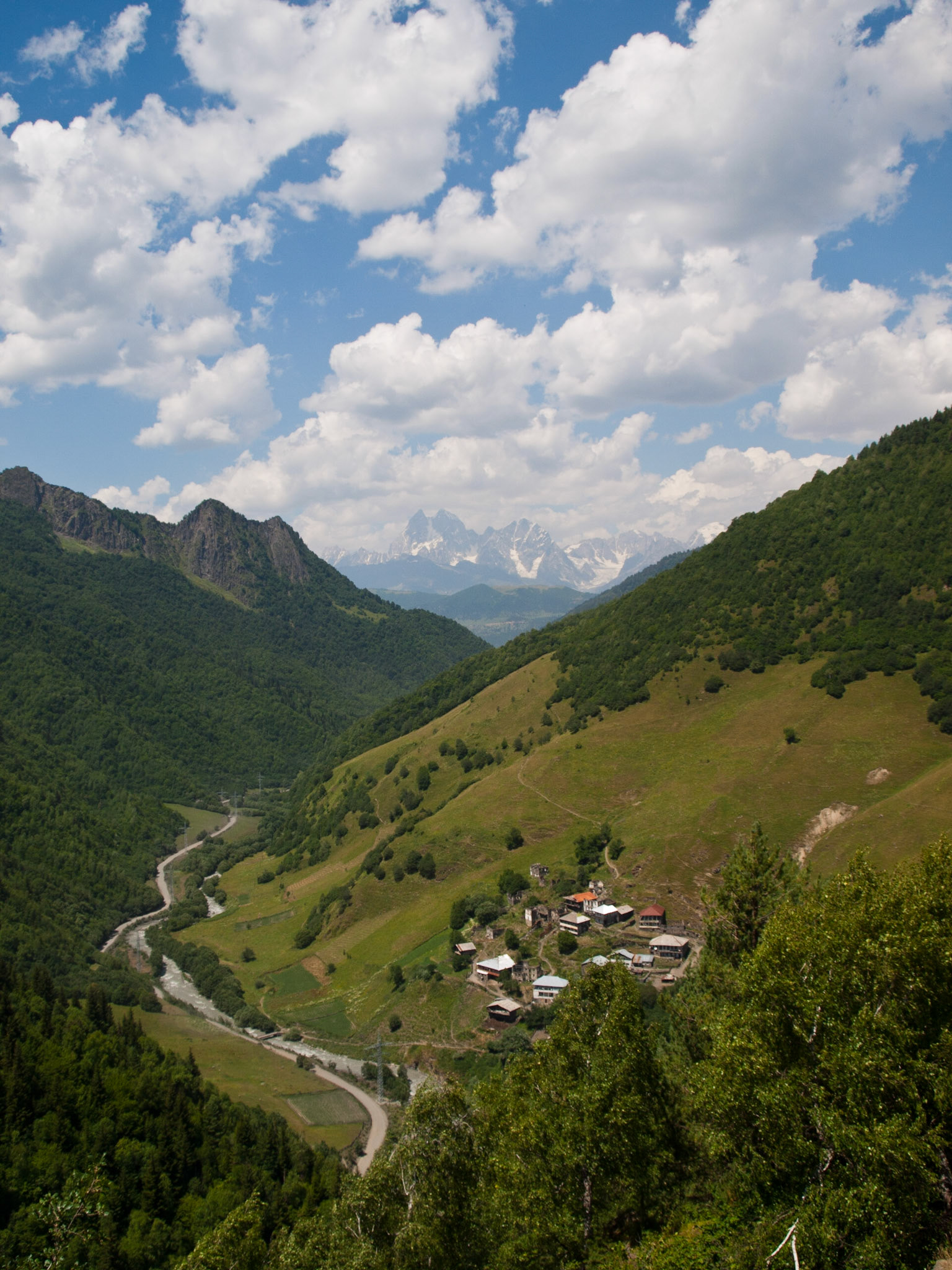 Svaneti mountainous landscape