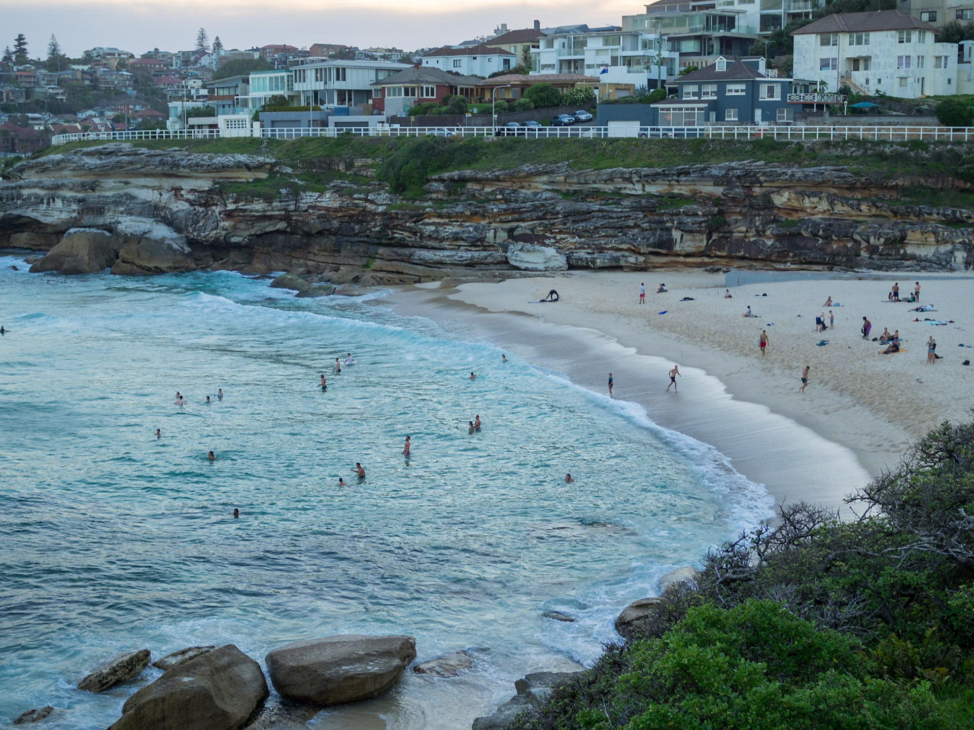 Tamara Beach at the end of the day
