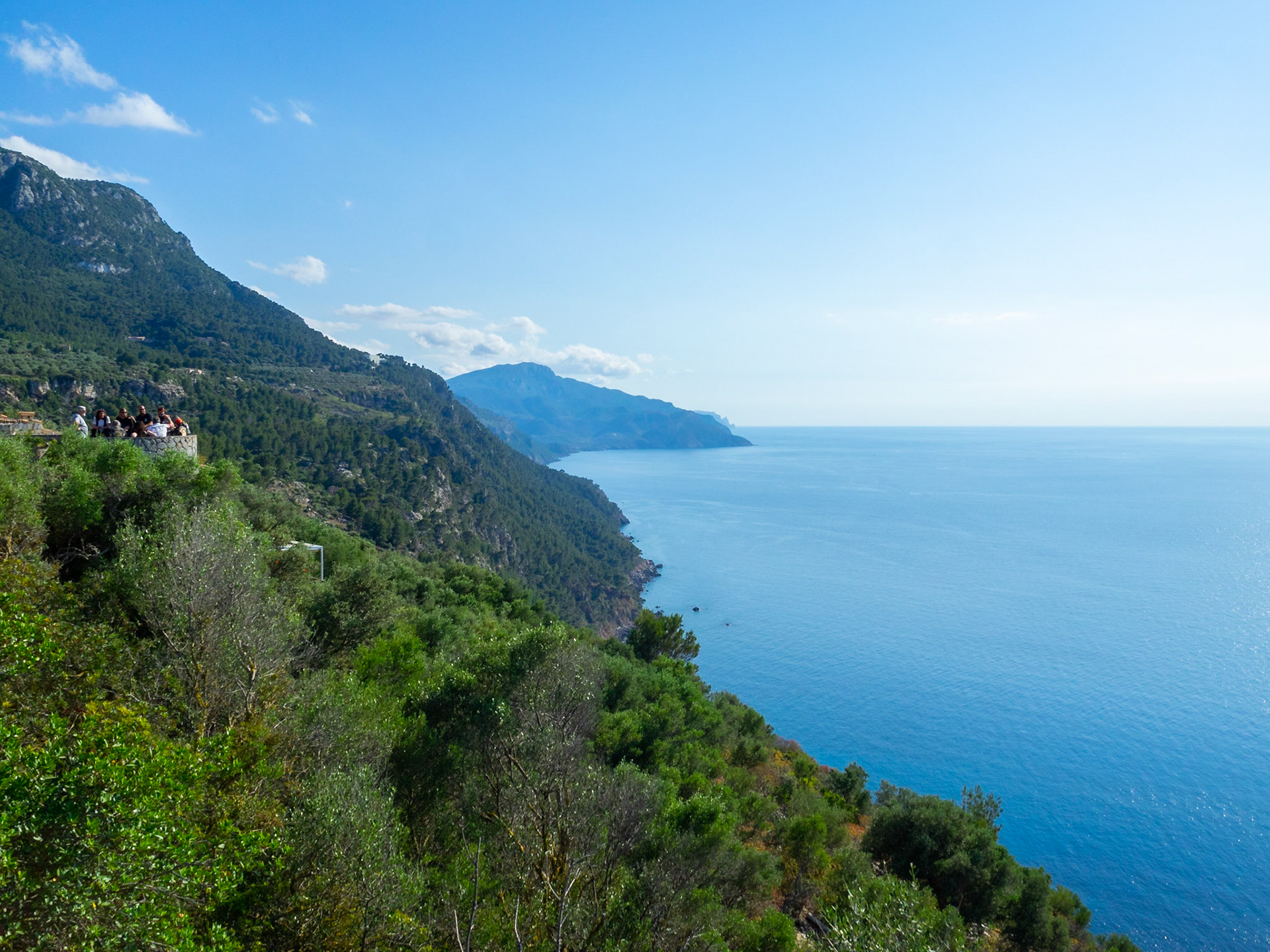 Maiorca coastline below Serra Tramuntana