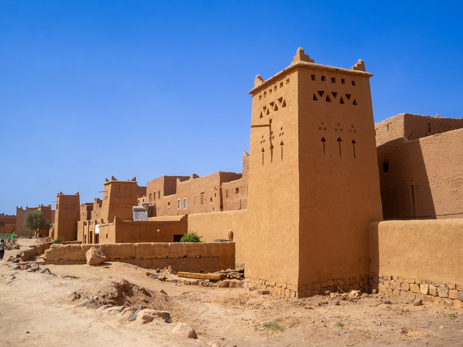 Zagora adobe ksar, Morocco