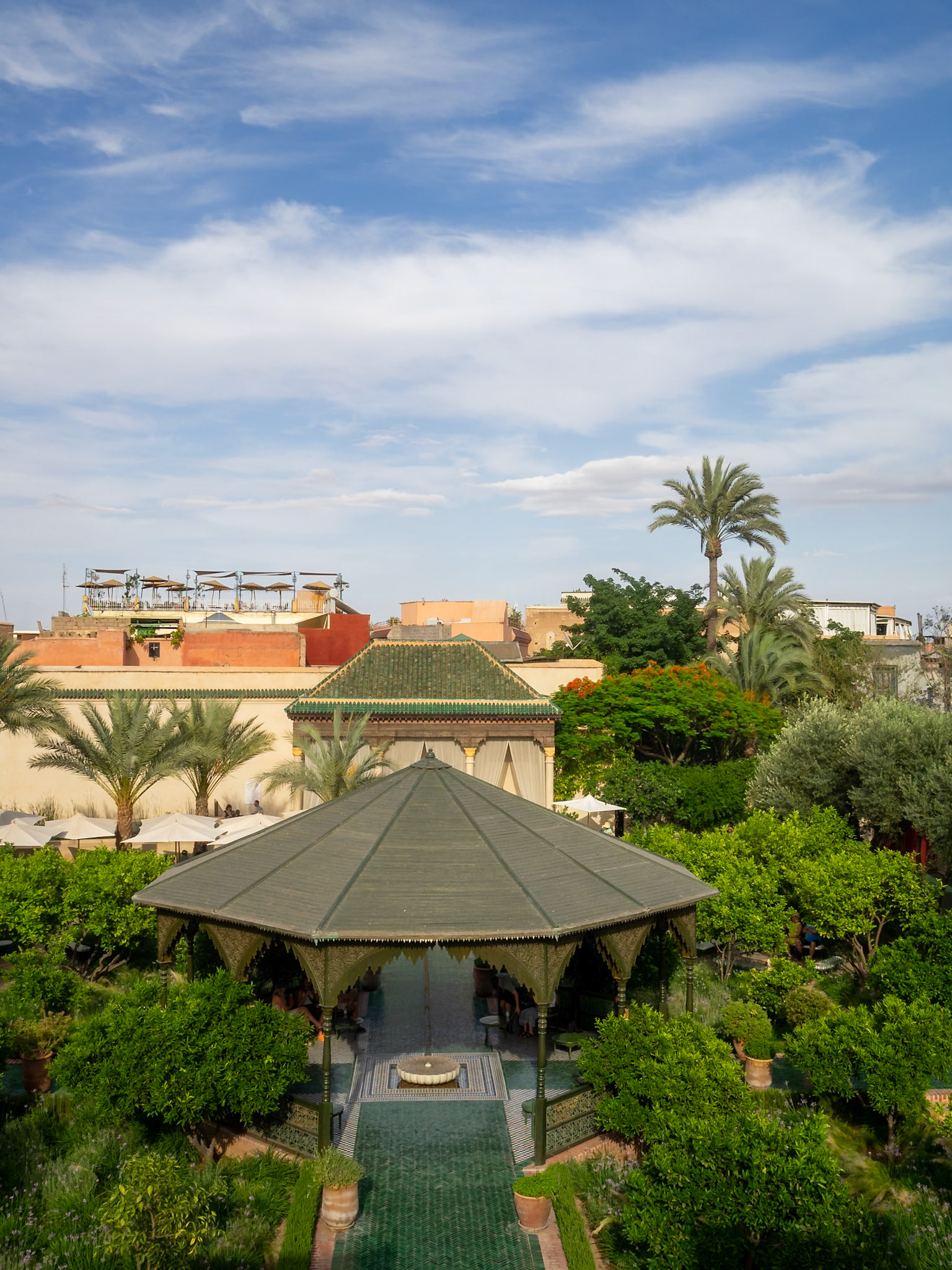 Genral view of the Jardin Secret, Marrakesh