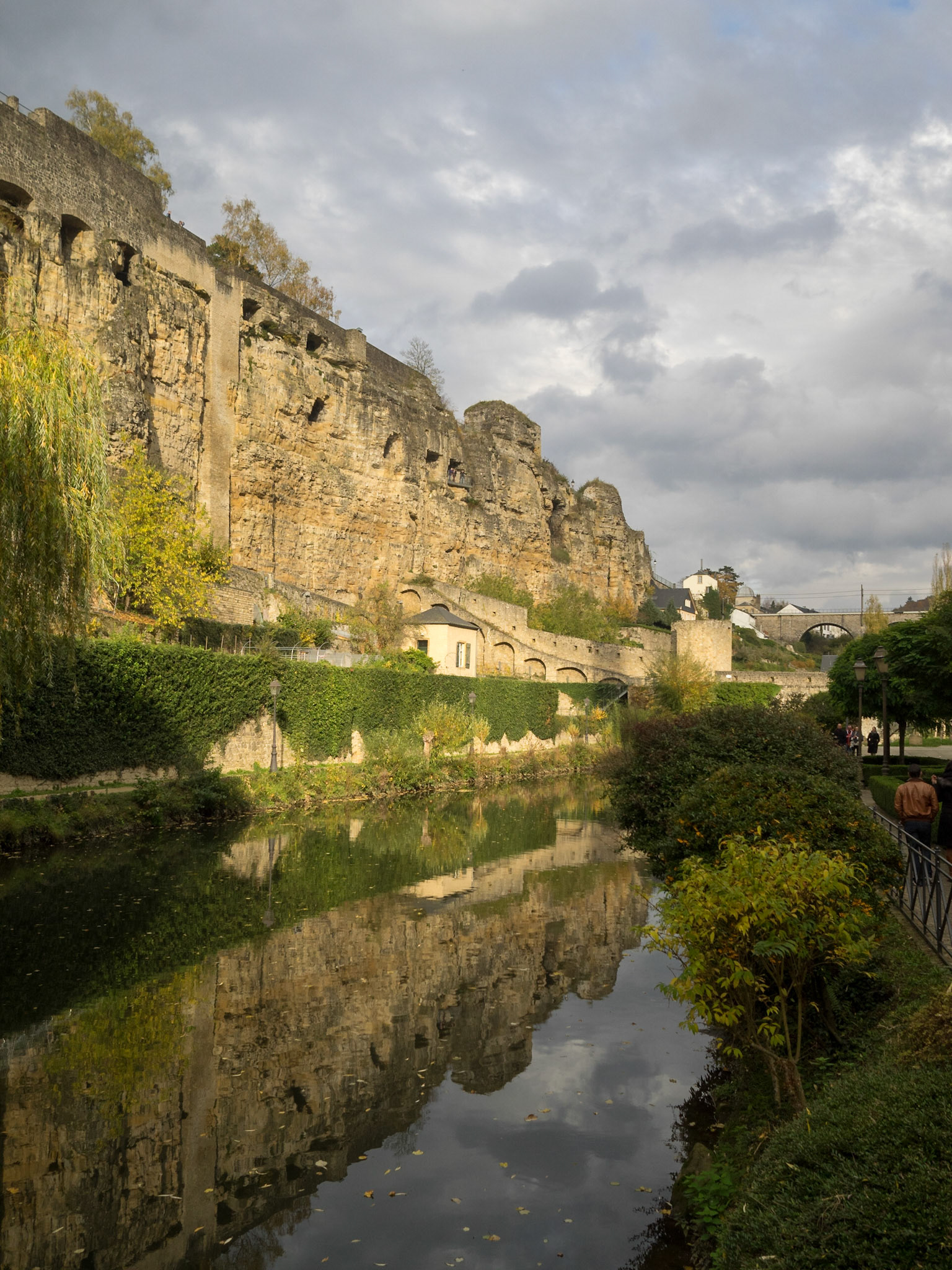 Casemates du Bock over Alzette River